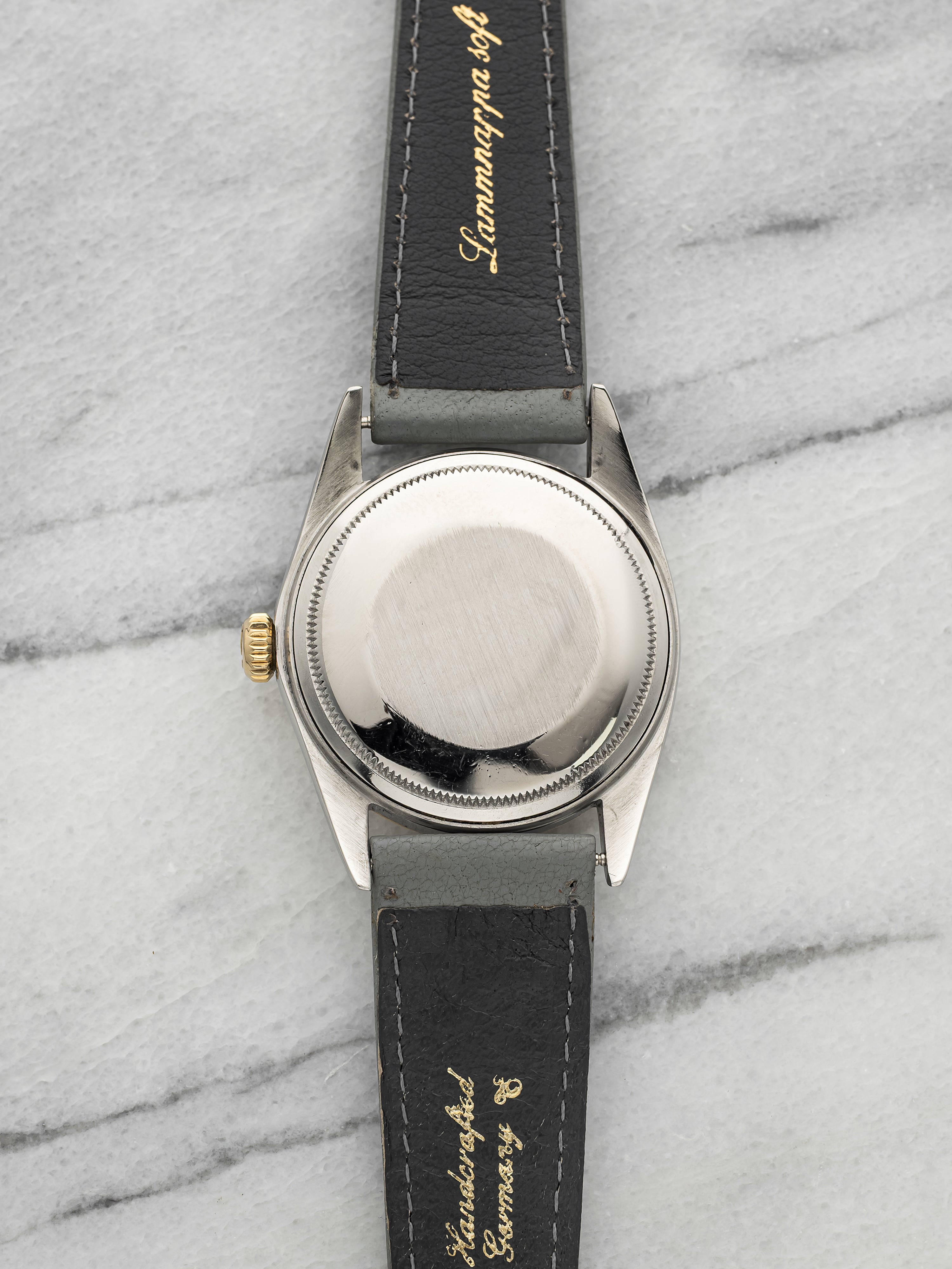 Vintage 1969 Rolex Datejust 1601 Steel Silver Linen Dial Automatic 36mm