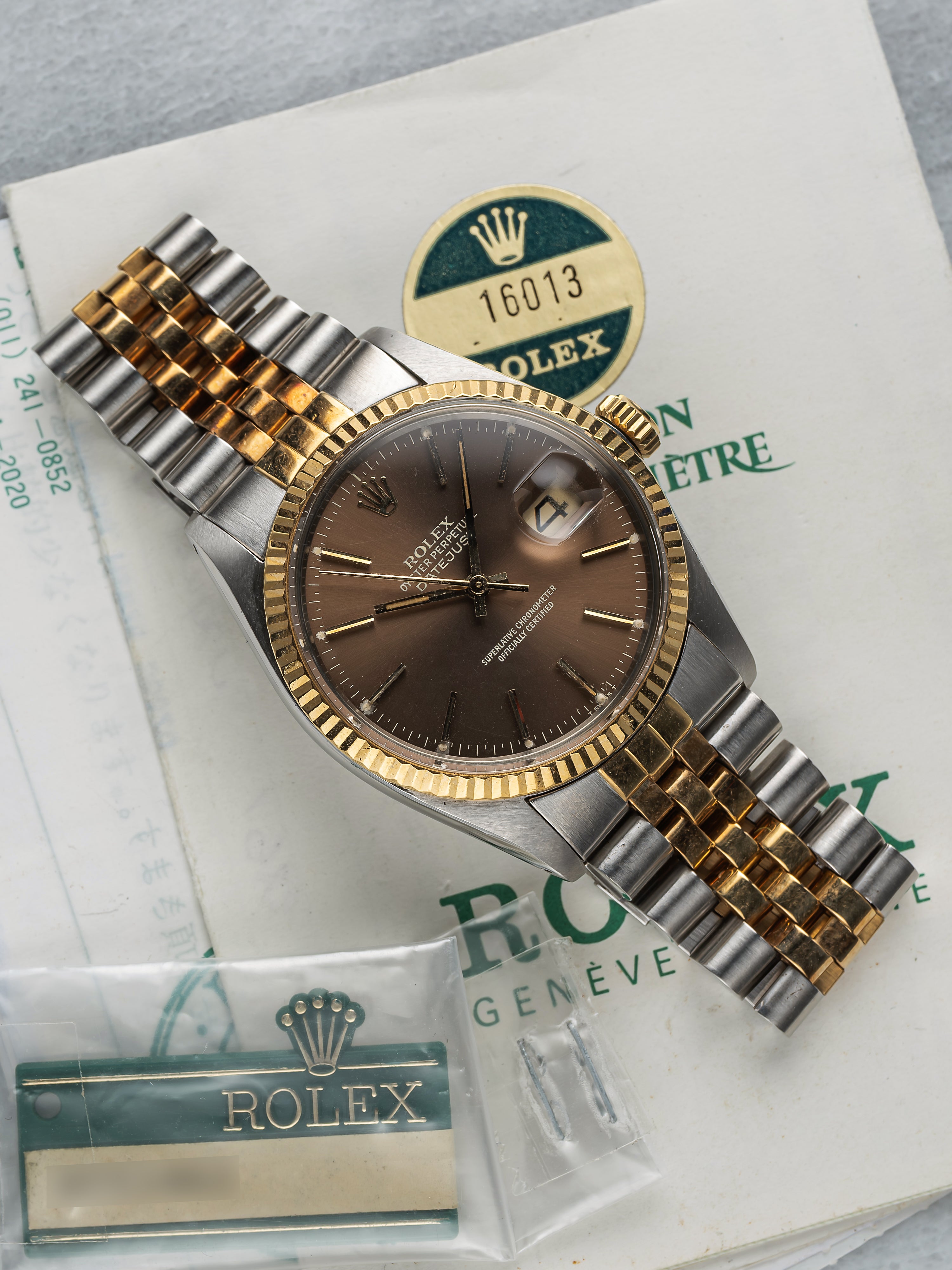 Rolex Datejust 16013 - Mocha Dial