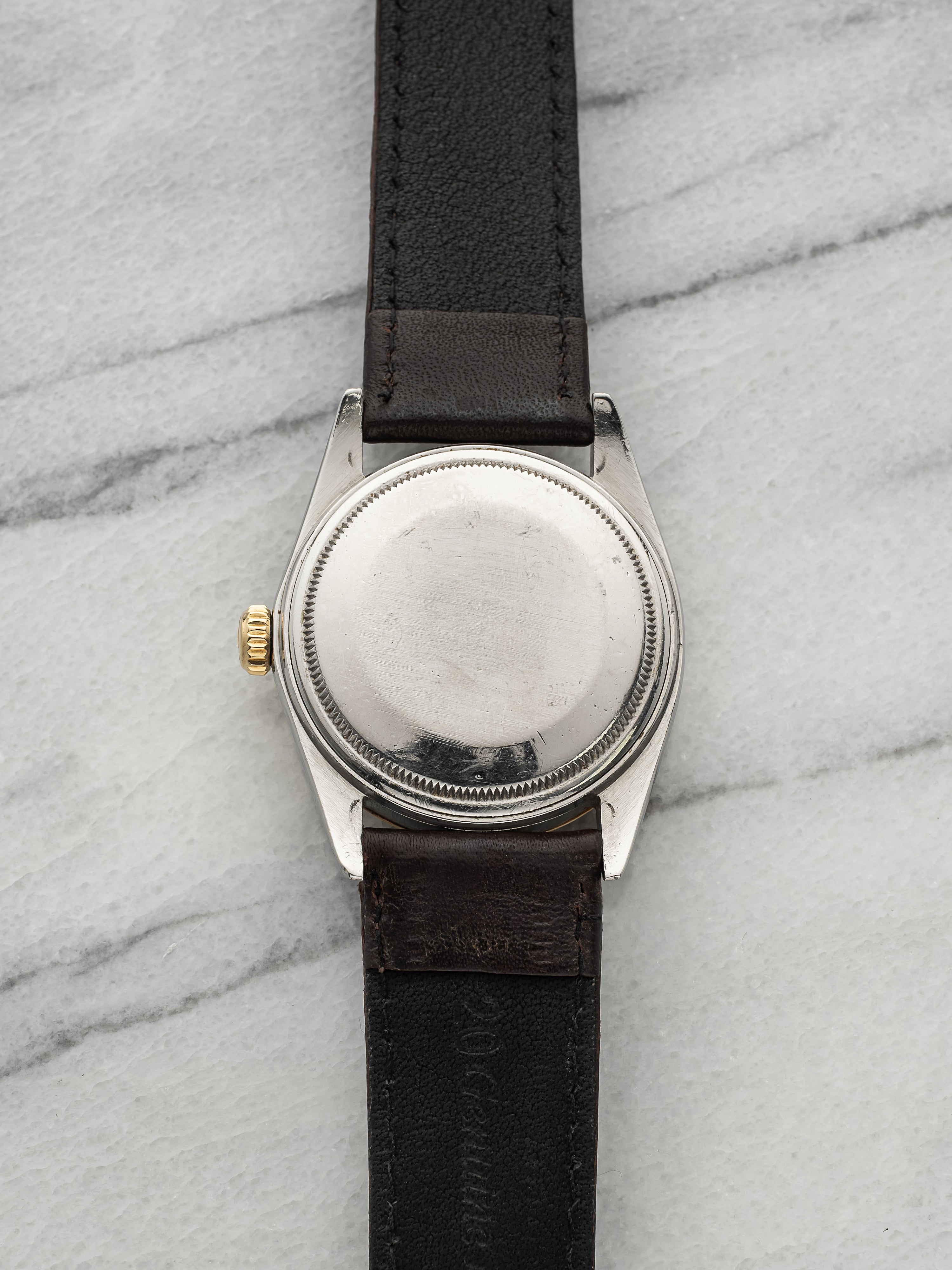 Vintage 1986 Rolex Datejust 16013 Two-Tone Mocha Dial Automatic 36mm