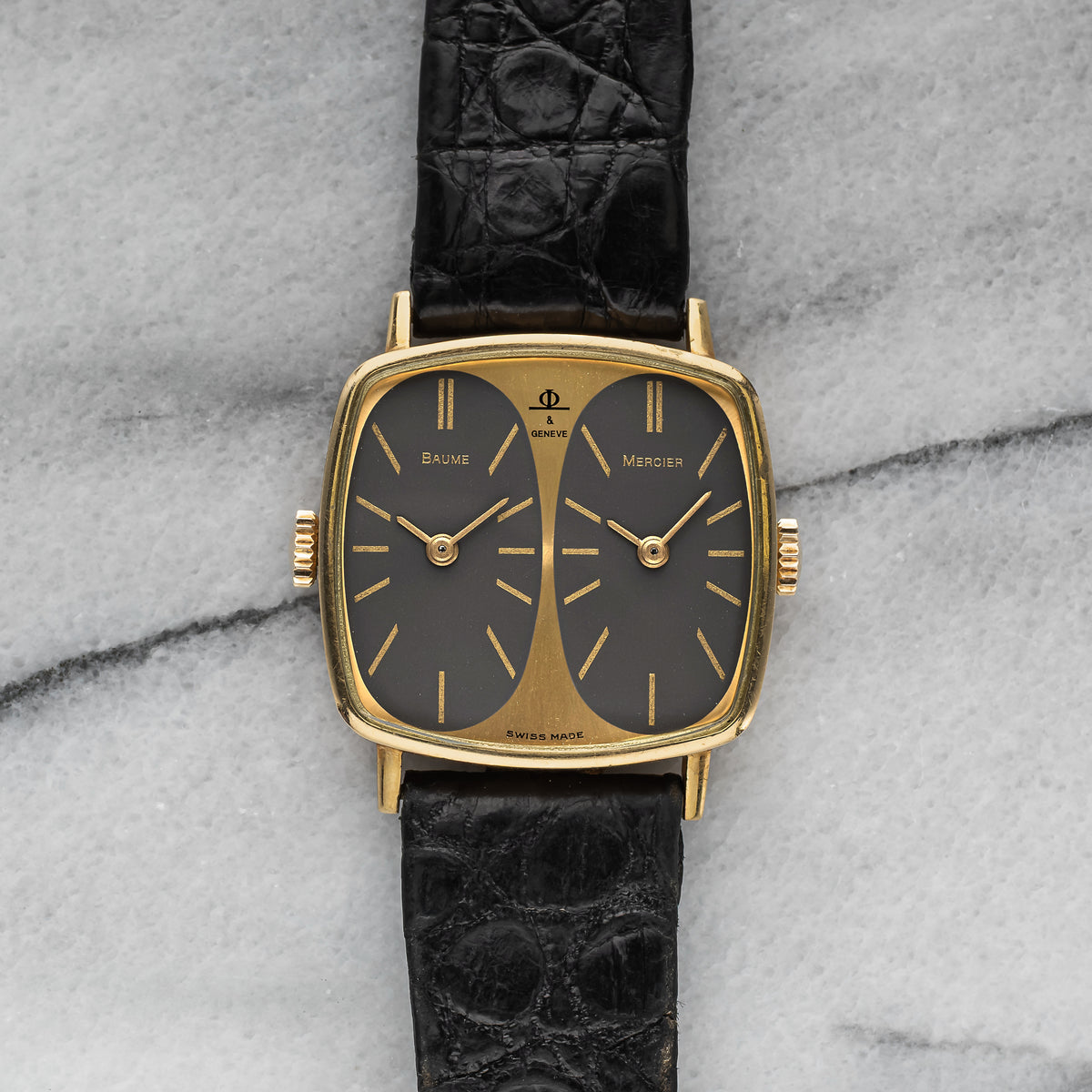Geneva Dual Time Rare Unisex Vintage Watch Baume & Mercier - Dual Time main image 2