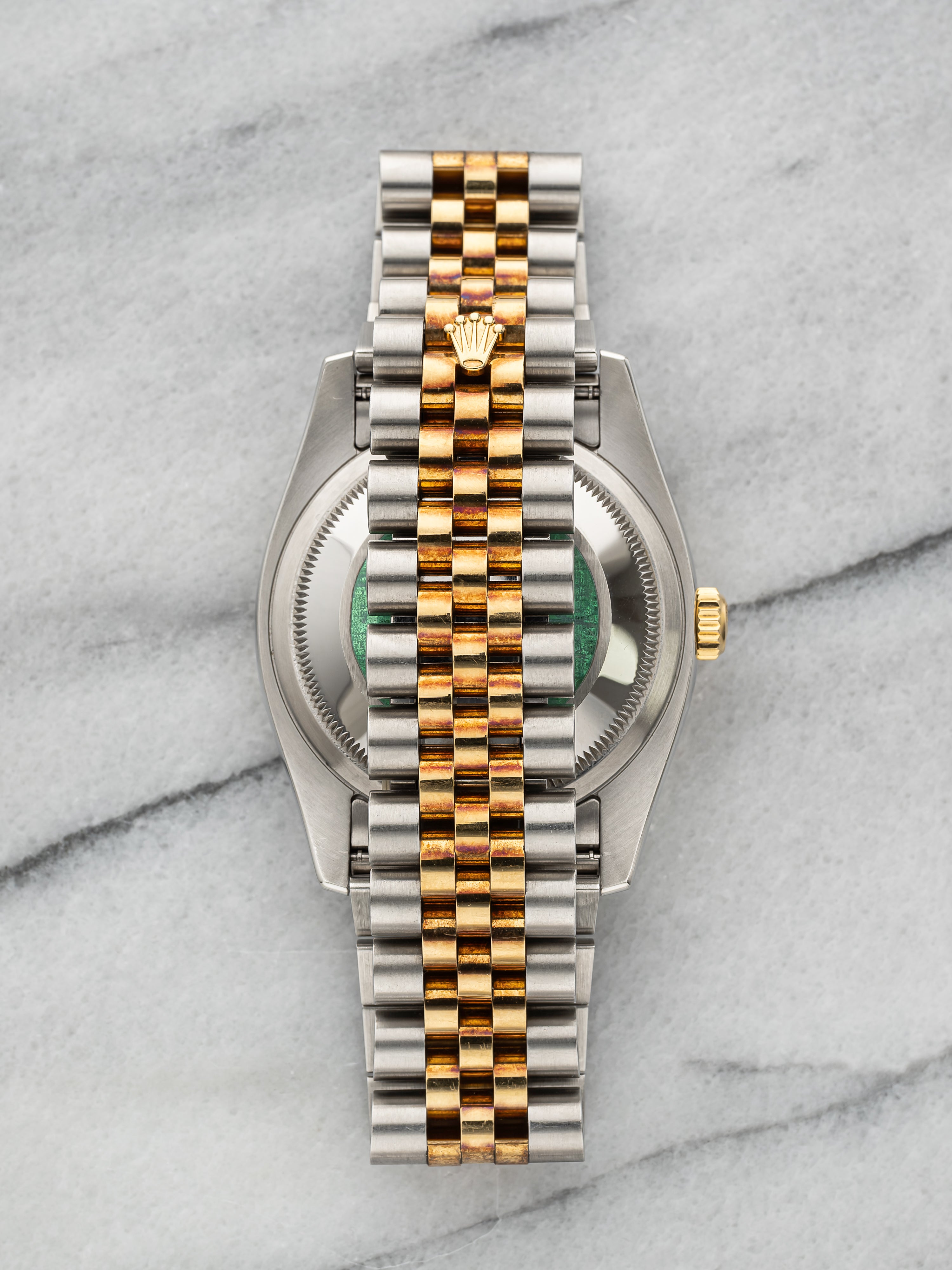 2005 Datejust 36 116233 – Two-Tone Hidden Clasp Champagne Dial