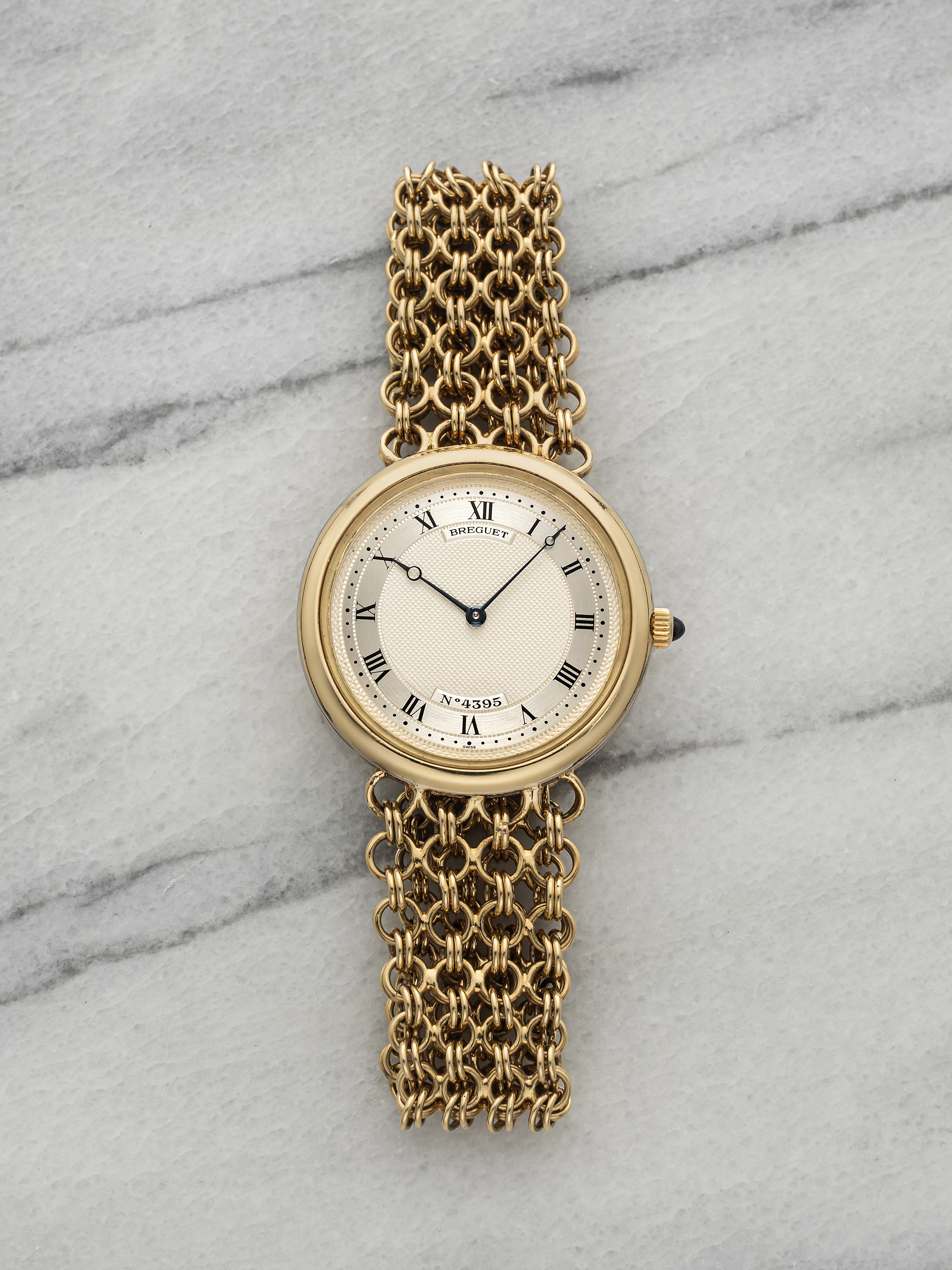 Breguet Classique 3150BA - Two Tone Silver Guilloche Dial