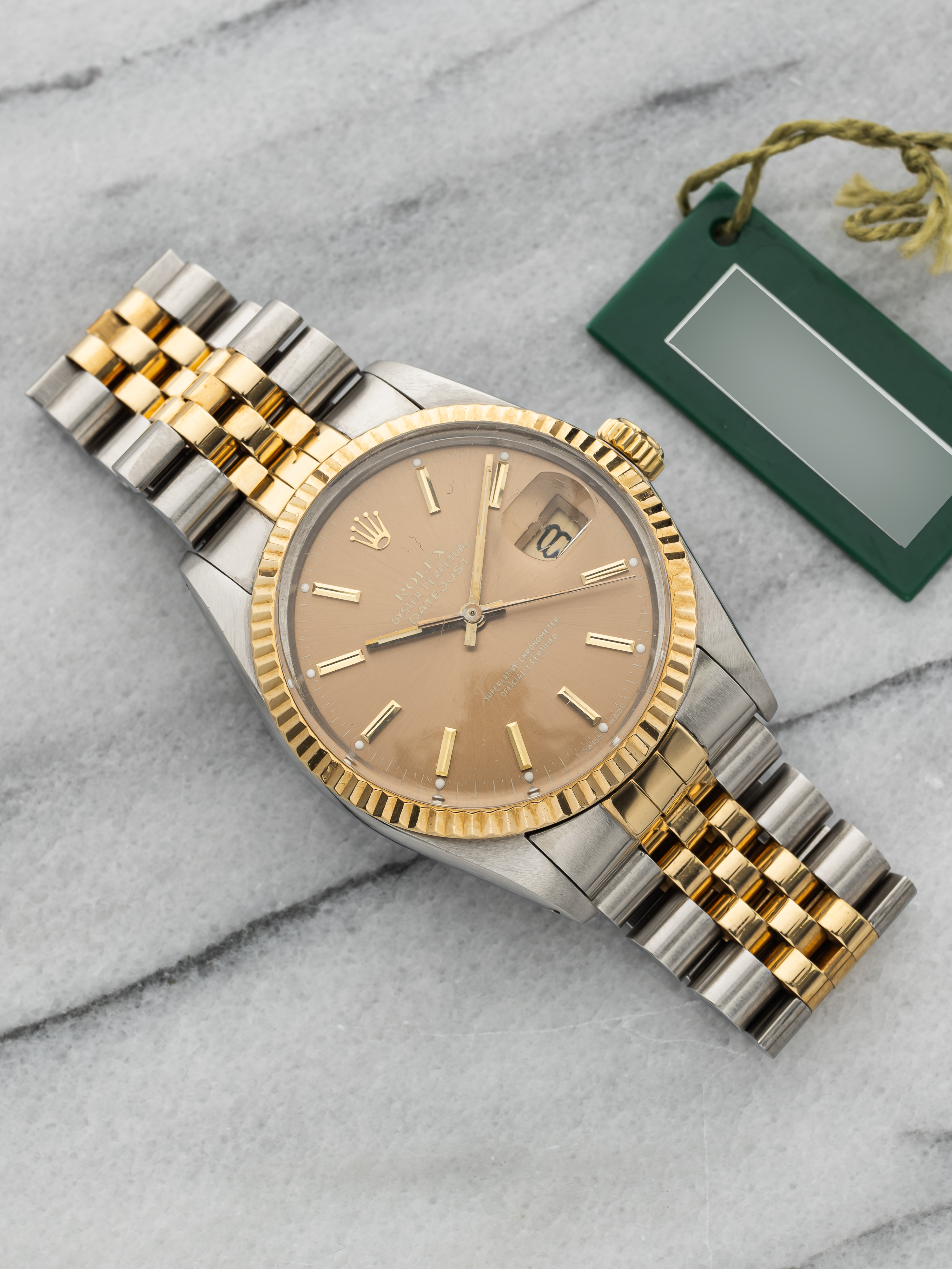 1987 Rolex Datejust 16013 – Two-Tone Rare Mocha Dial