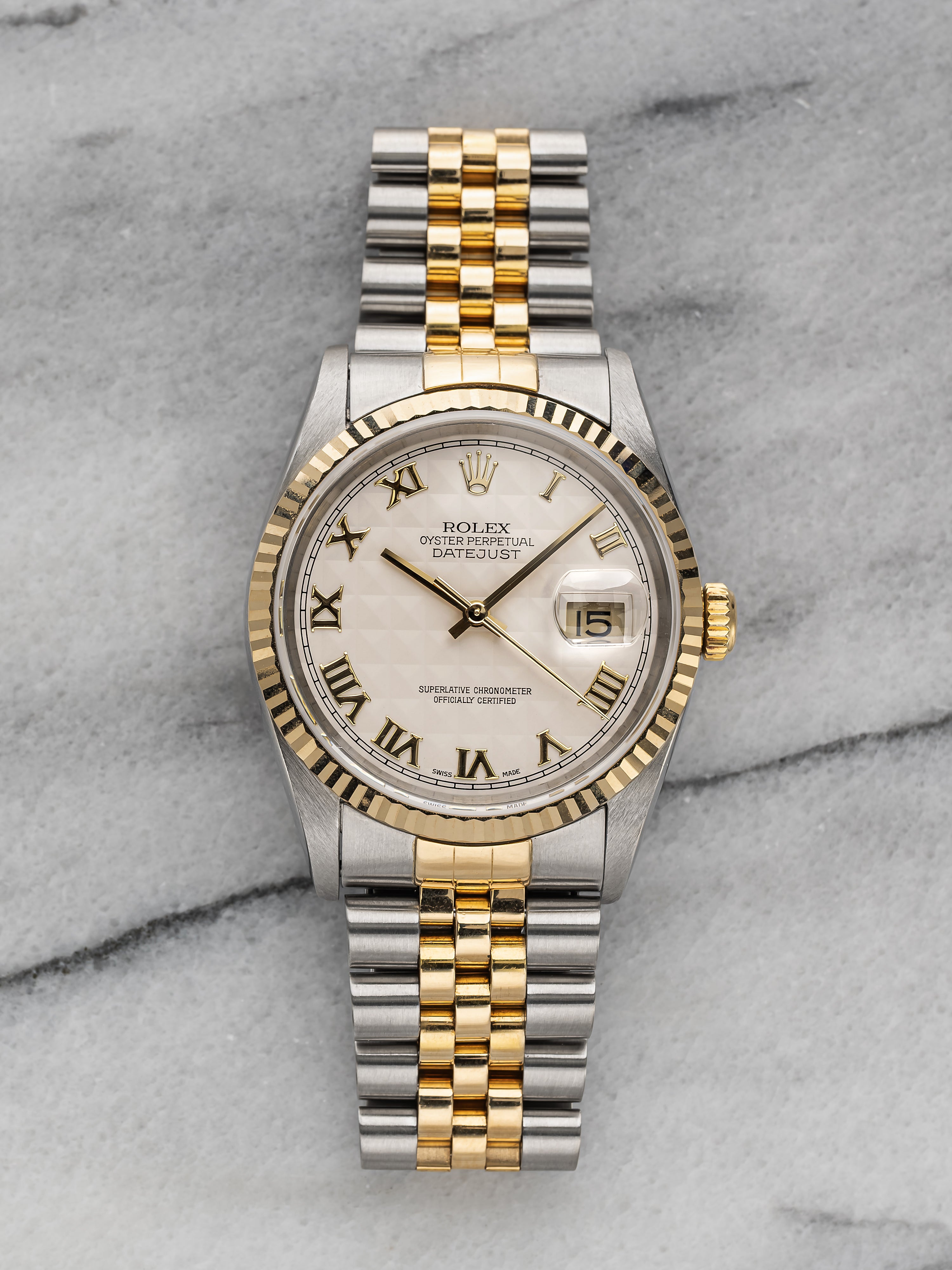 Rolex Datejust 16233 - Pyramid Roman Dial