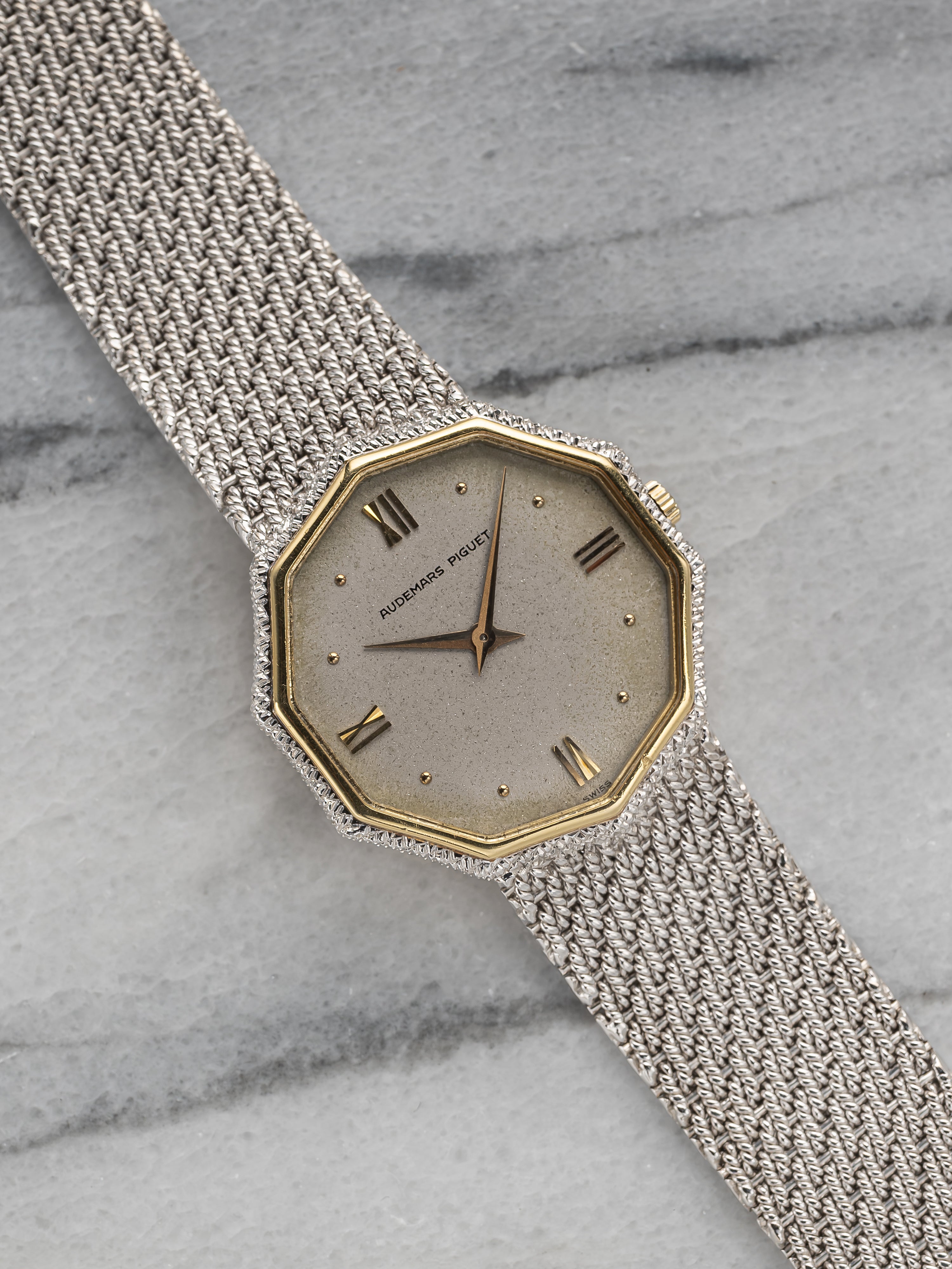 Audemars Piguet Decagon - 18K White Gold