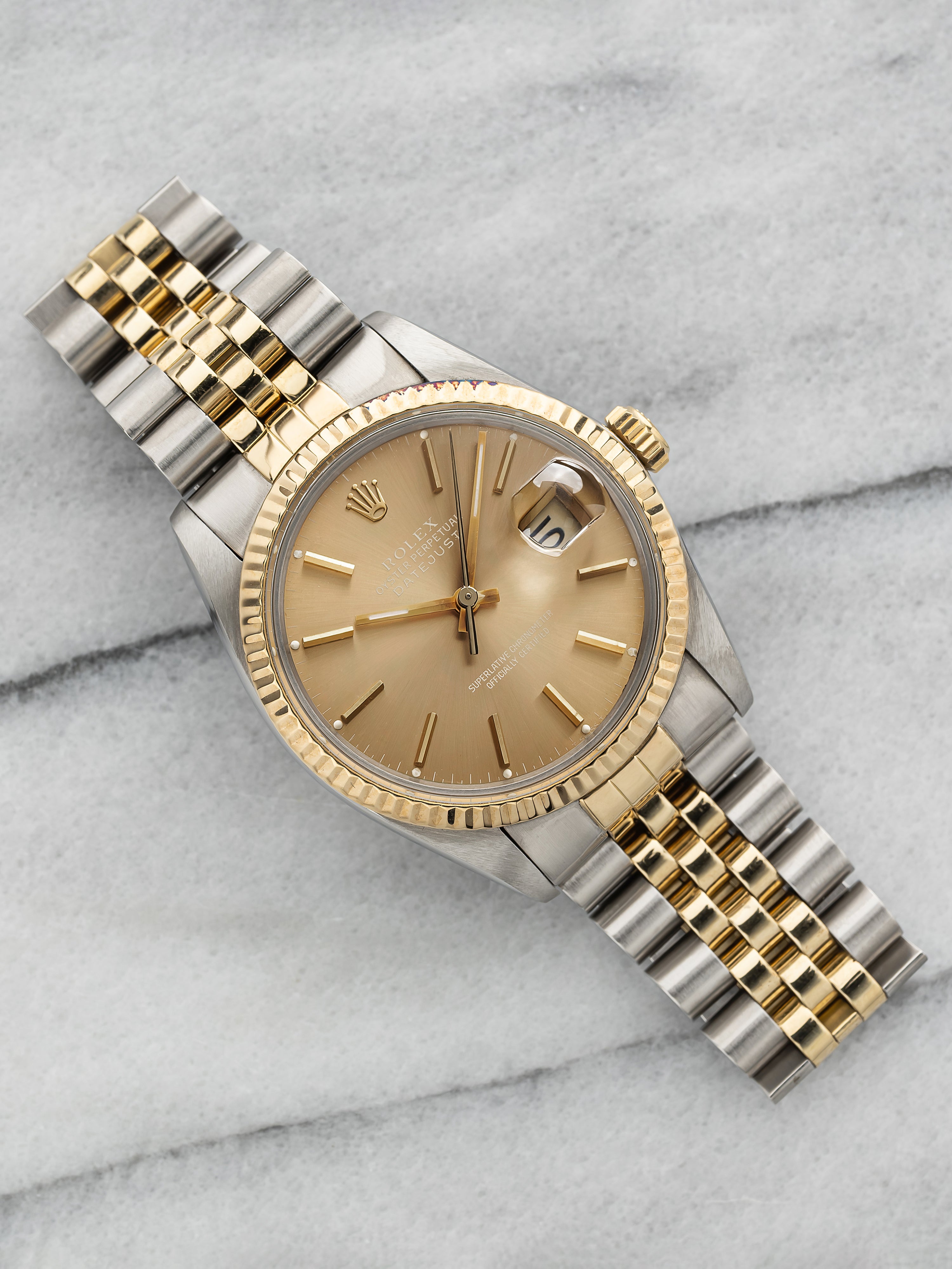 1987 Rolex Datejust 36 16013 – Two-Tone Rare Mocha Dial