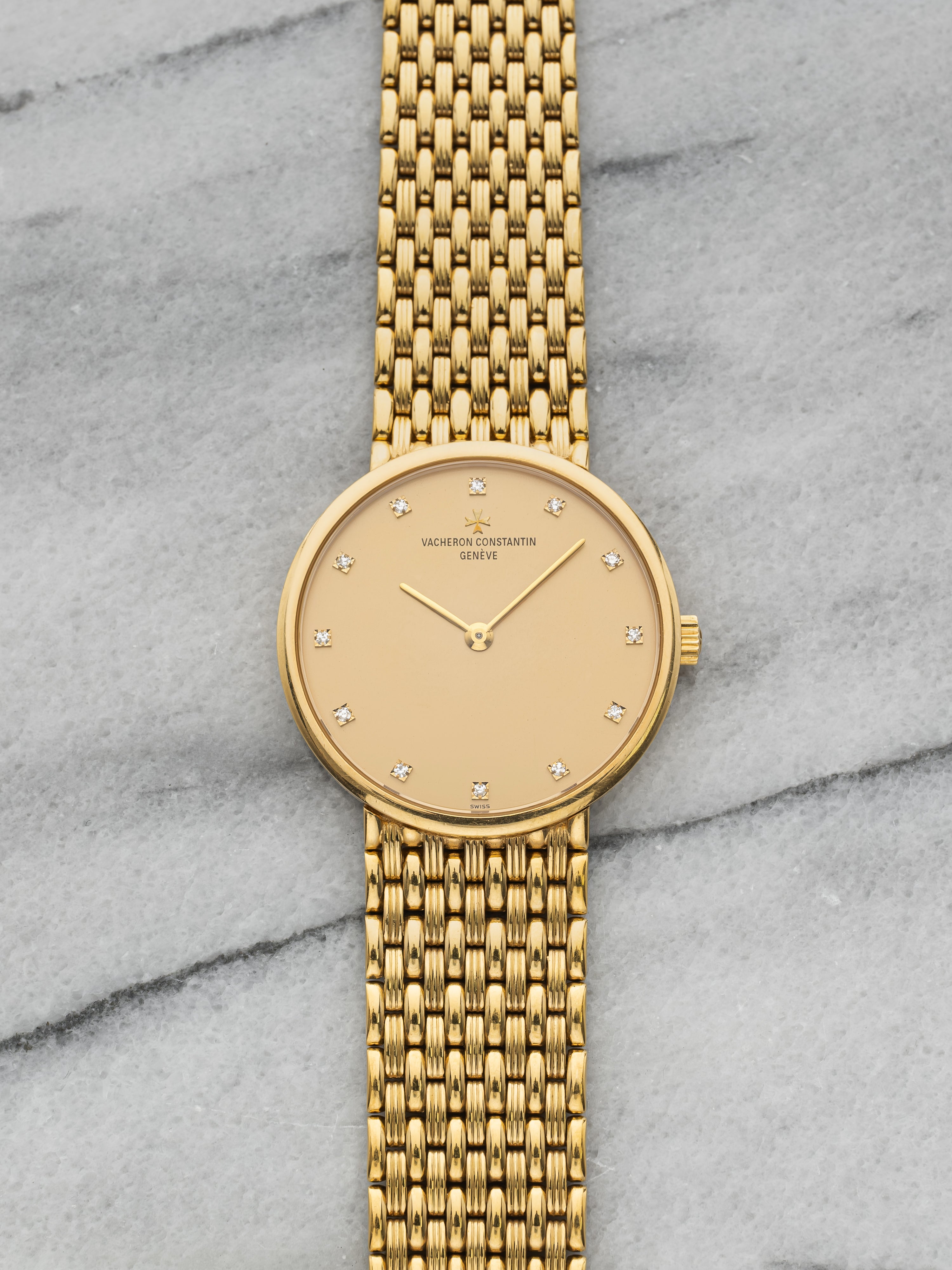 Vacheron Constantin Ultra Thin Integrated - Champagne Diamond Dial