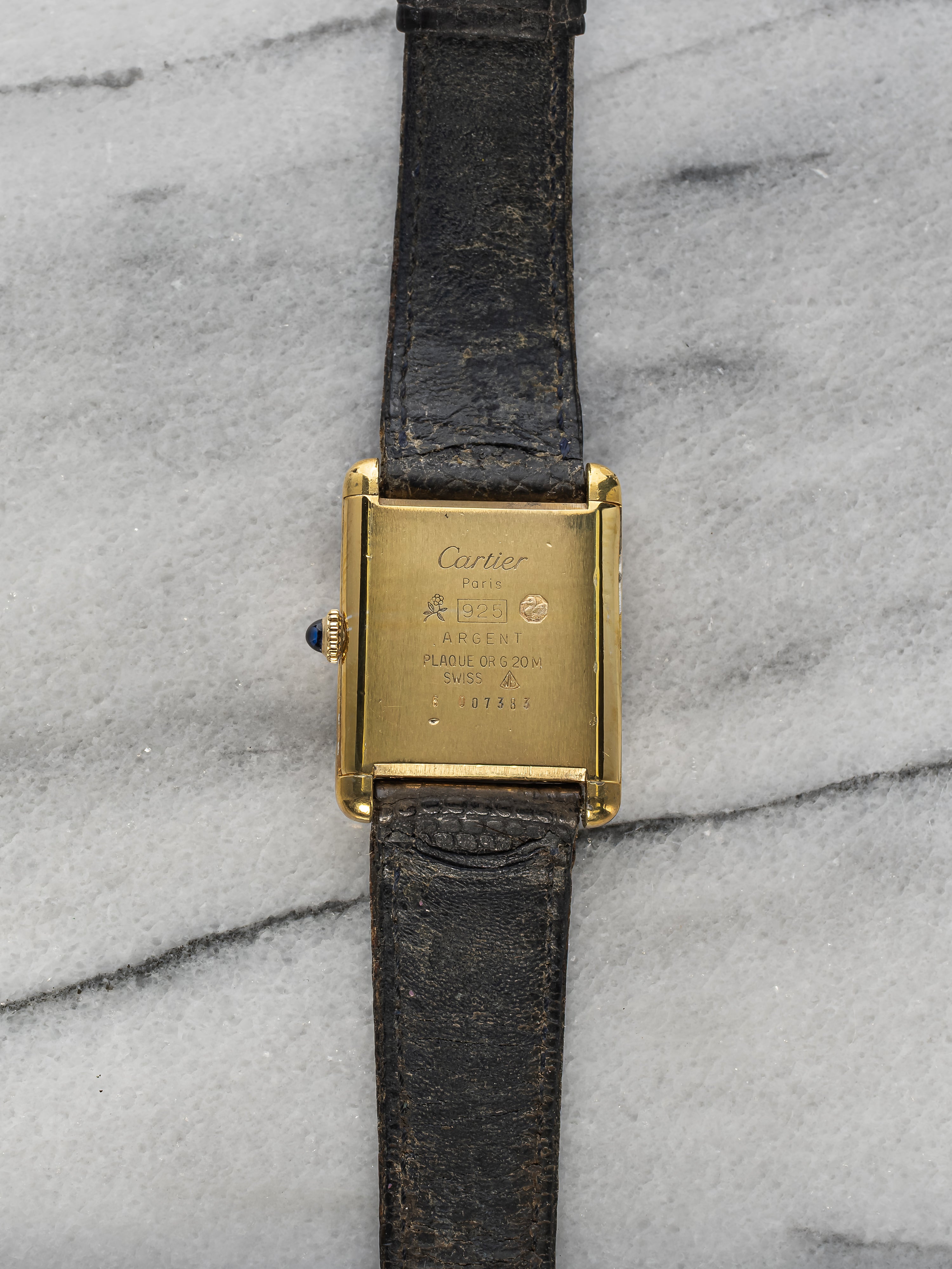 Cartier Tank - Blue Dial