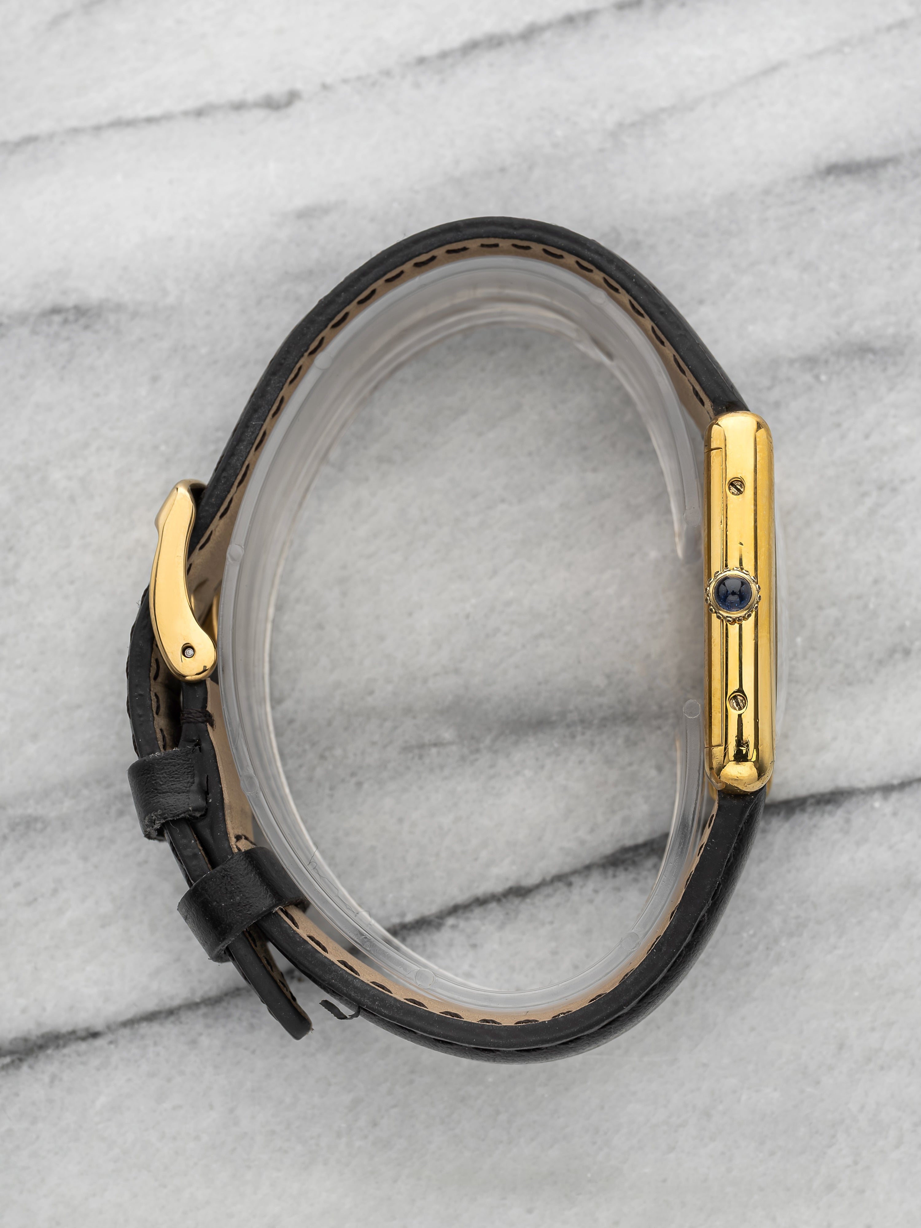 Cartier Tank Must - Vermeil Lemon Roman Dial