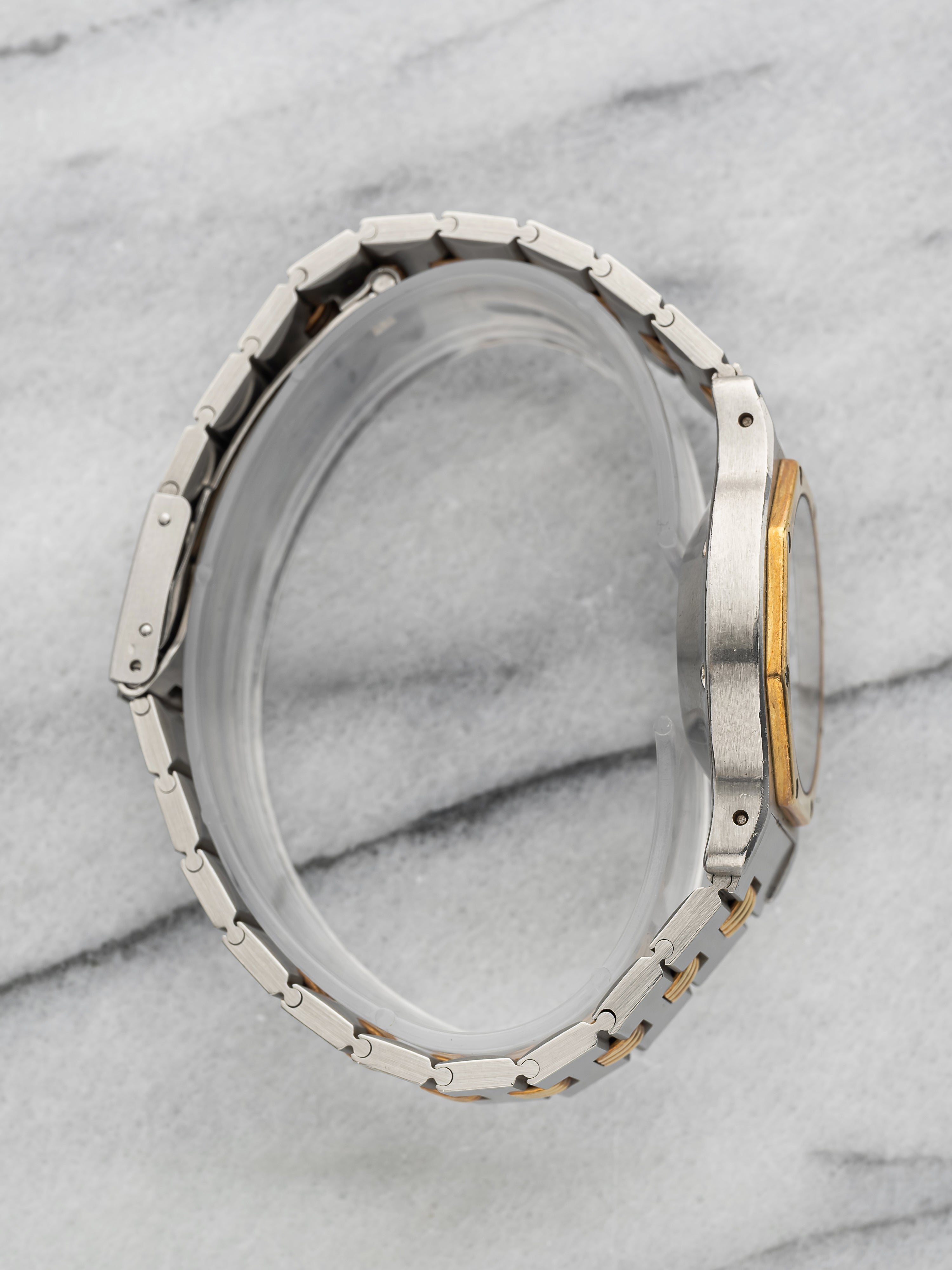 Cartier Santos Octagon - Two Tone White Roman Dial