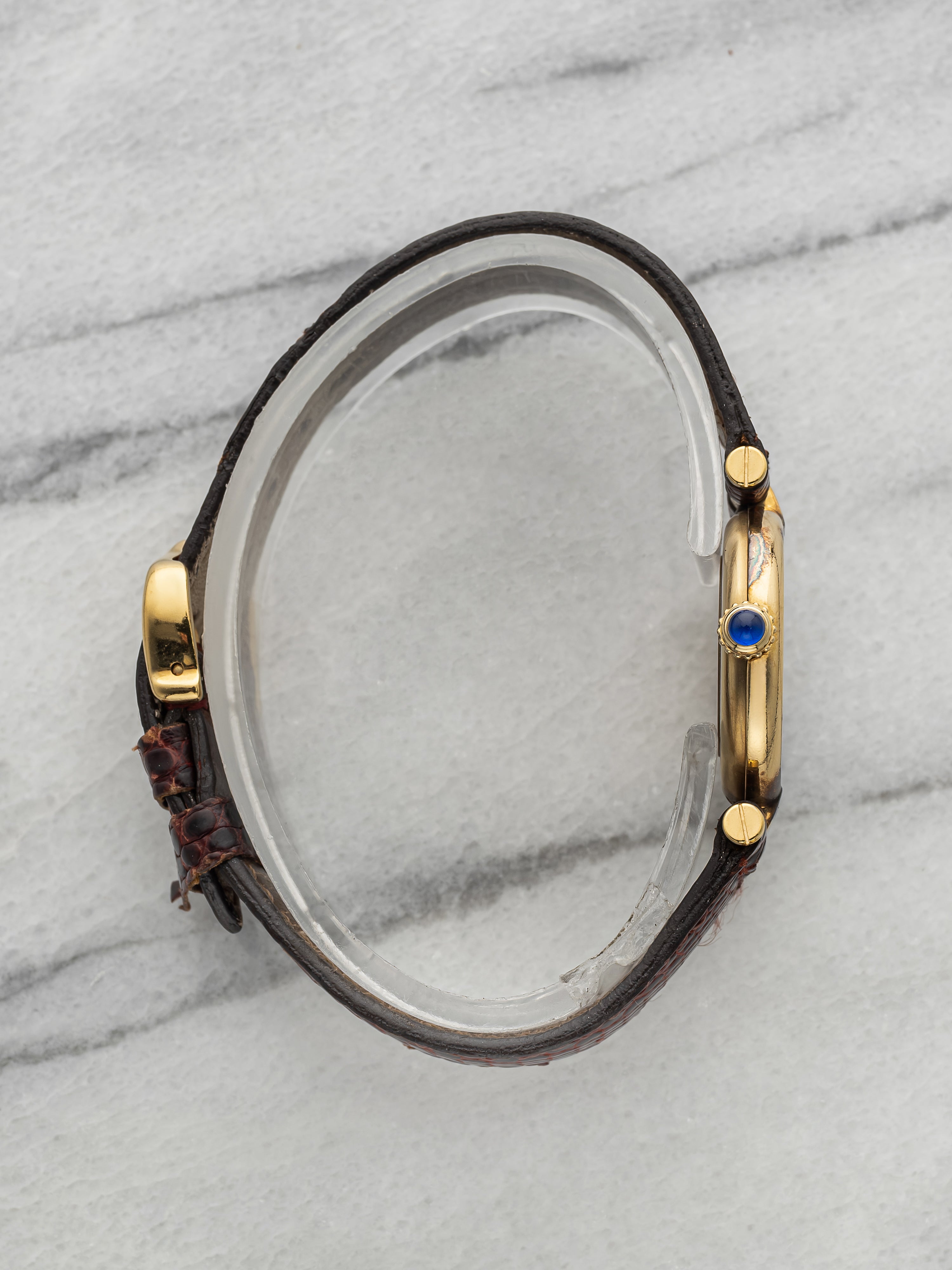 Cartier Lady Vendome - Vermeil Burgundy Dial