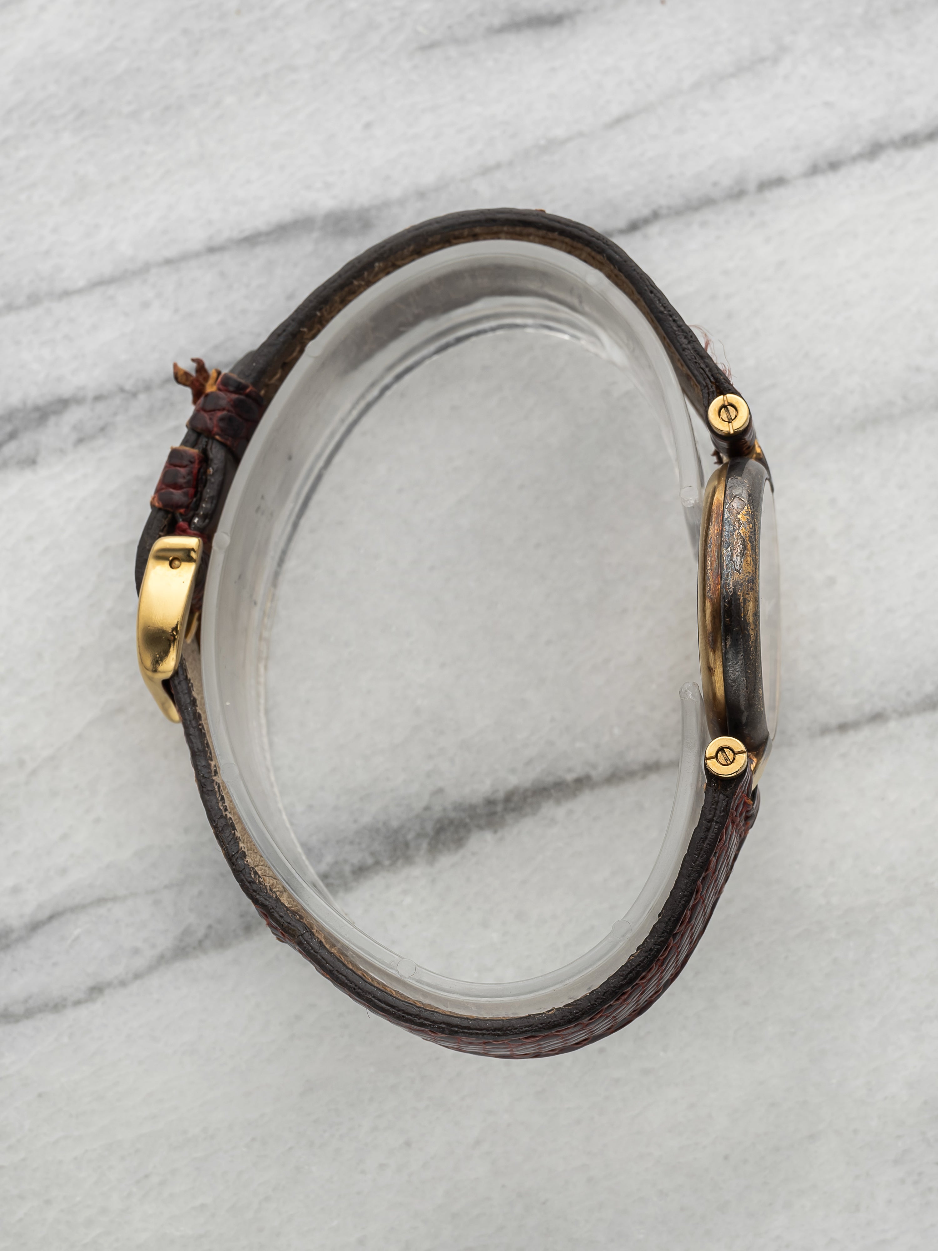 Cartier Lady Vendome - Vermeil Burgundy Dial