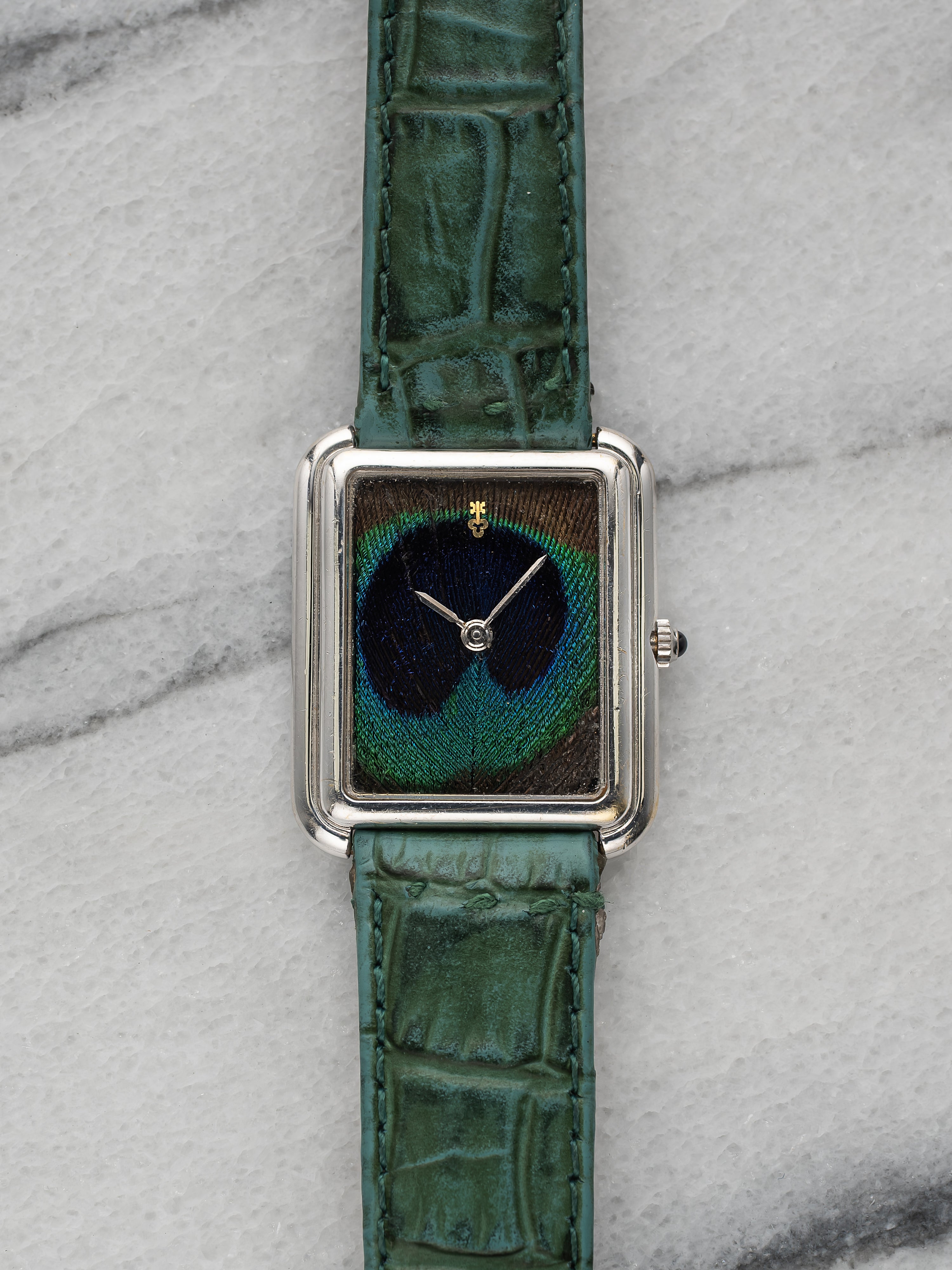 Corum Tank - Peacock Feather Dial