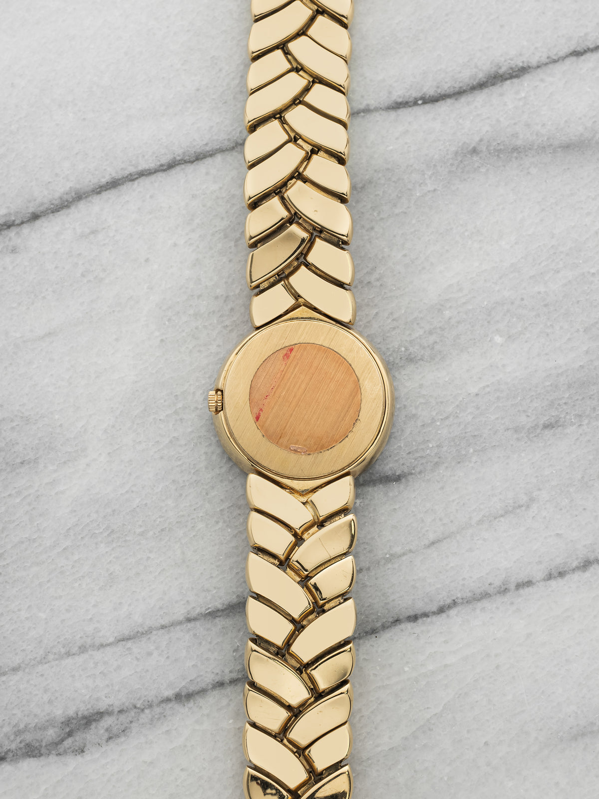 Vintage 1990s Rolex Lady Cellini 2708 18K YG Mother of Pearl Diamond Manual 27mm