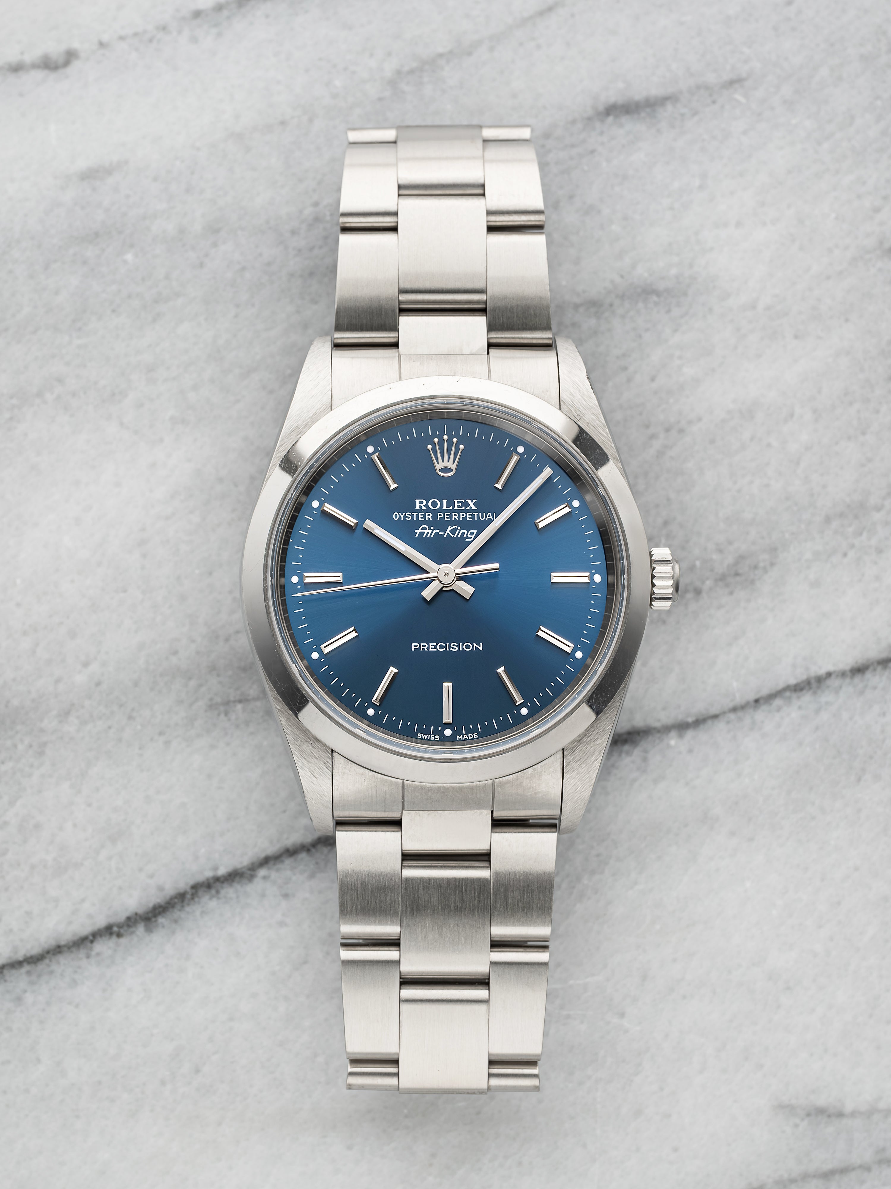1999 Rolex Air-King 14000 - Blue Dial