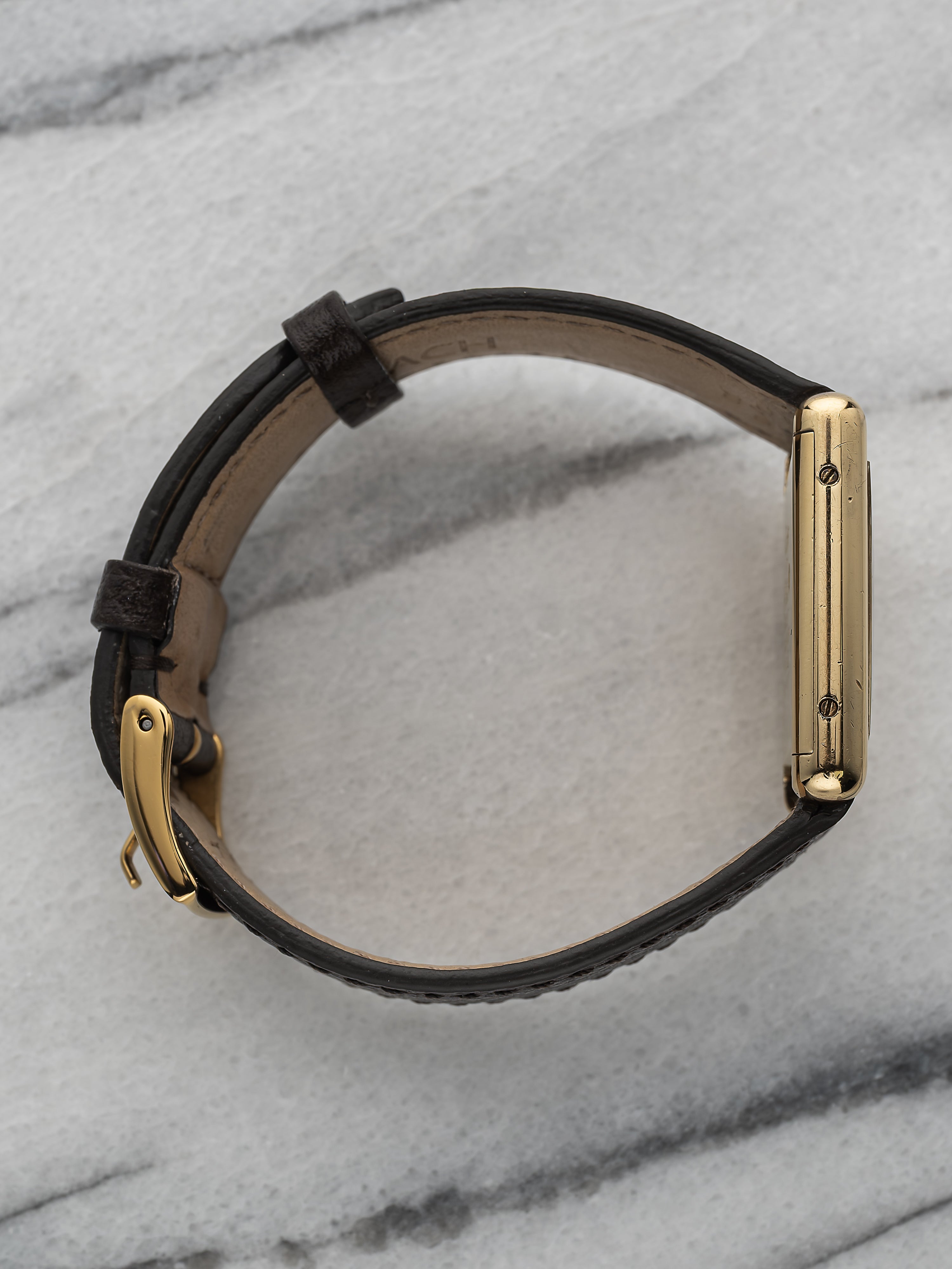 Cartier Tank - Brown Dial