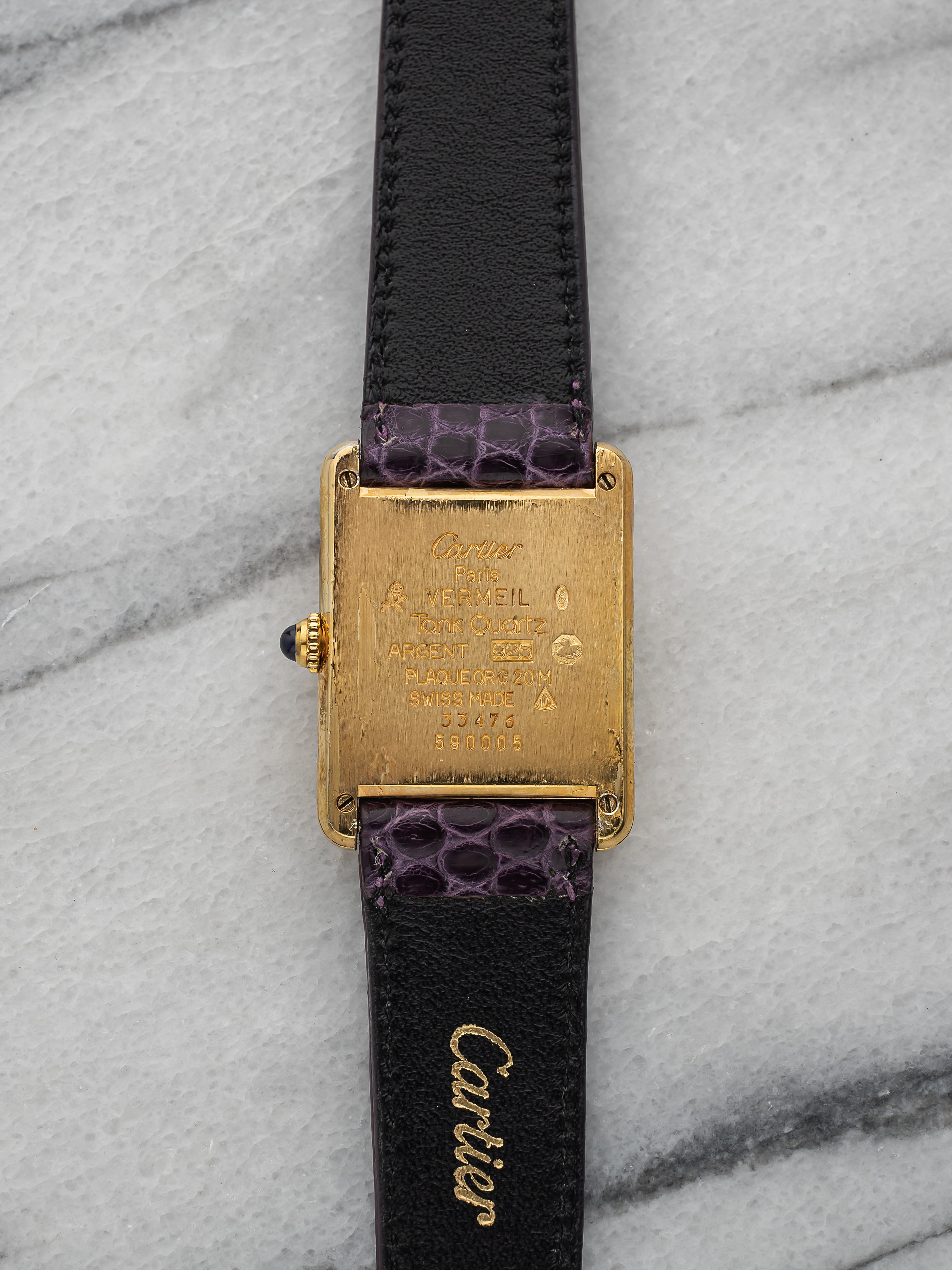 Cartier Tank - Arabic Numerals