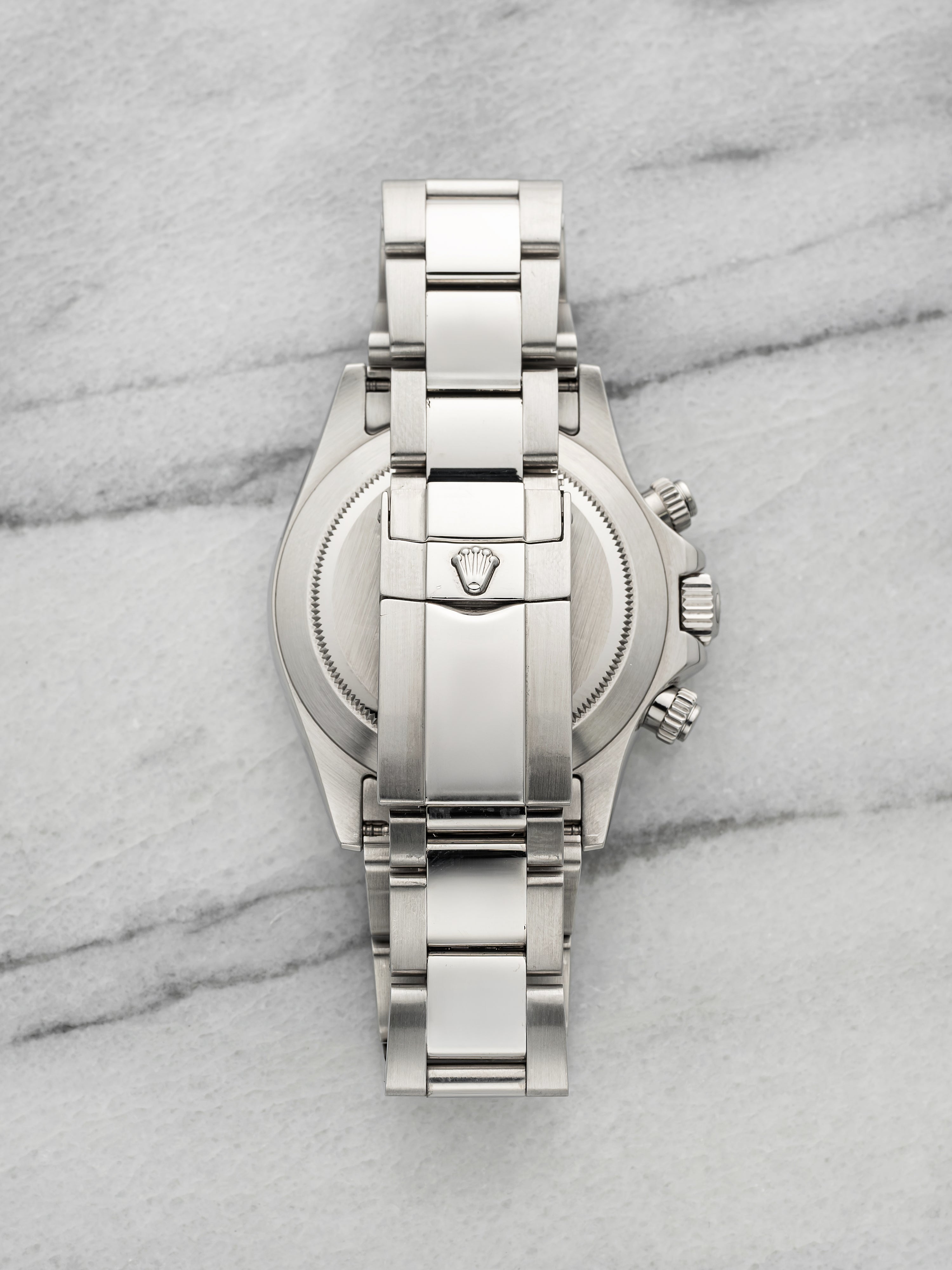 2002 Rolex Daytona 116520 Stainless Steel White Arabic Dial Automatic 40mm