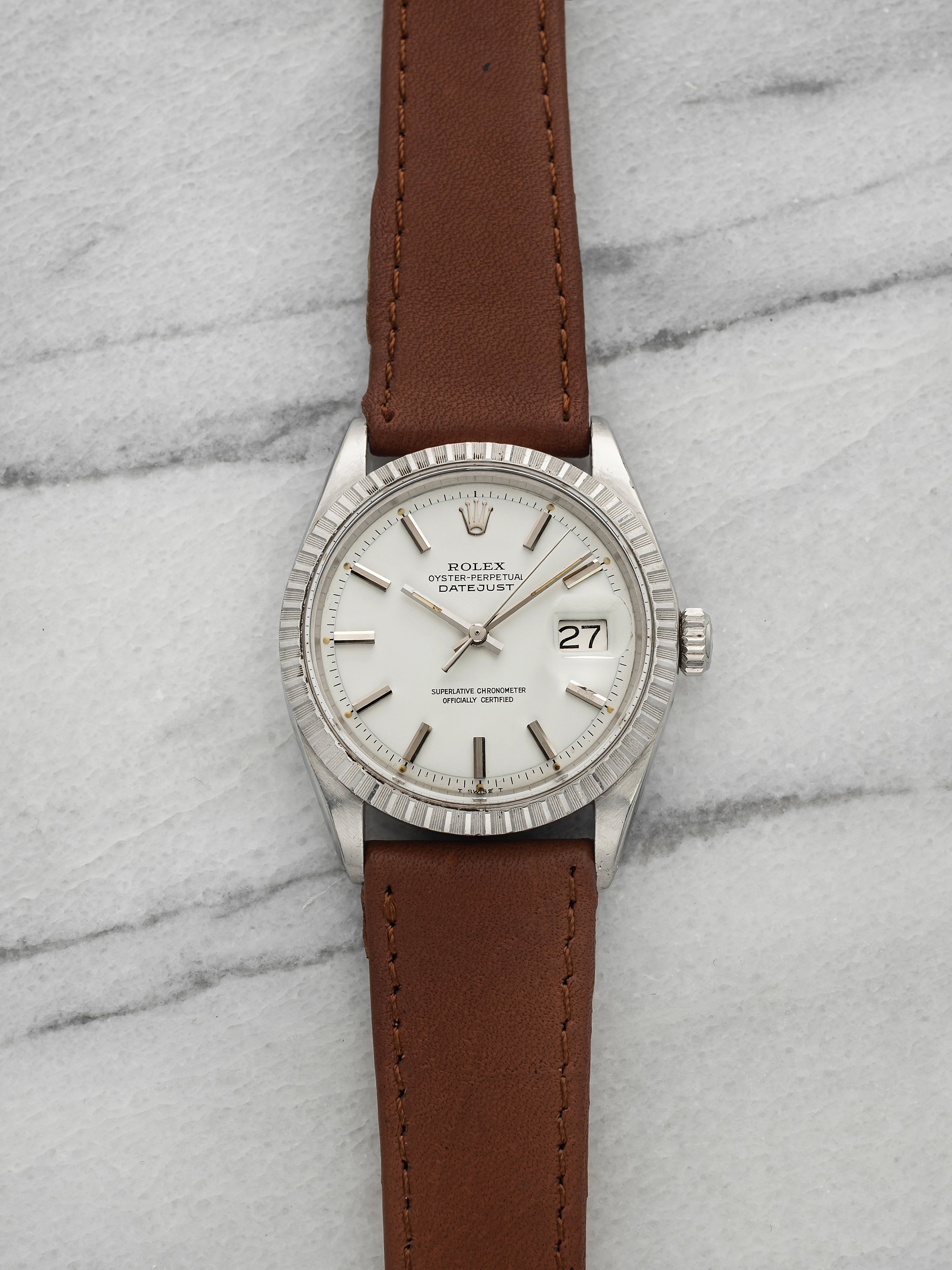 Rolex Datejust 1603 - Stainless Steel White Dial