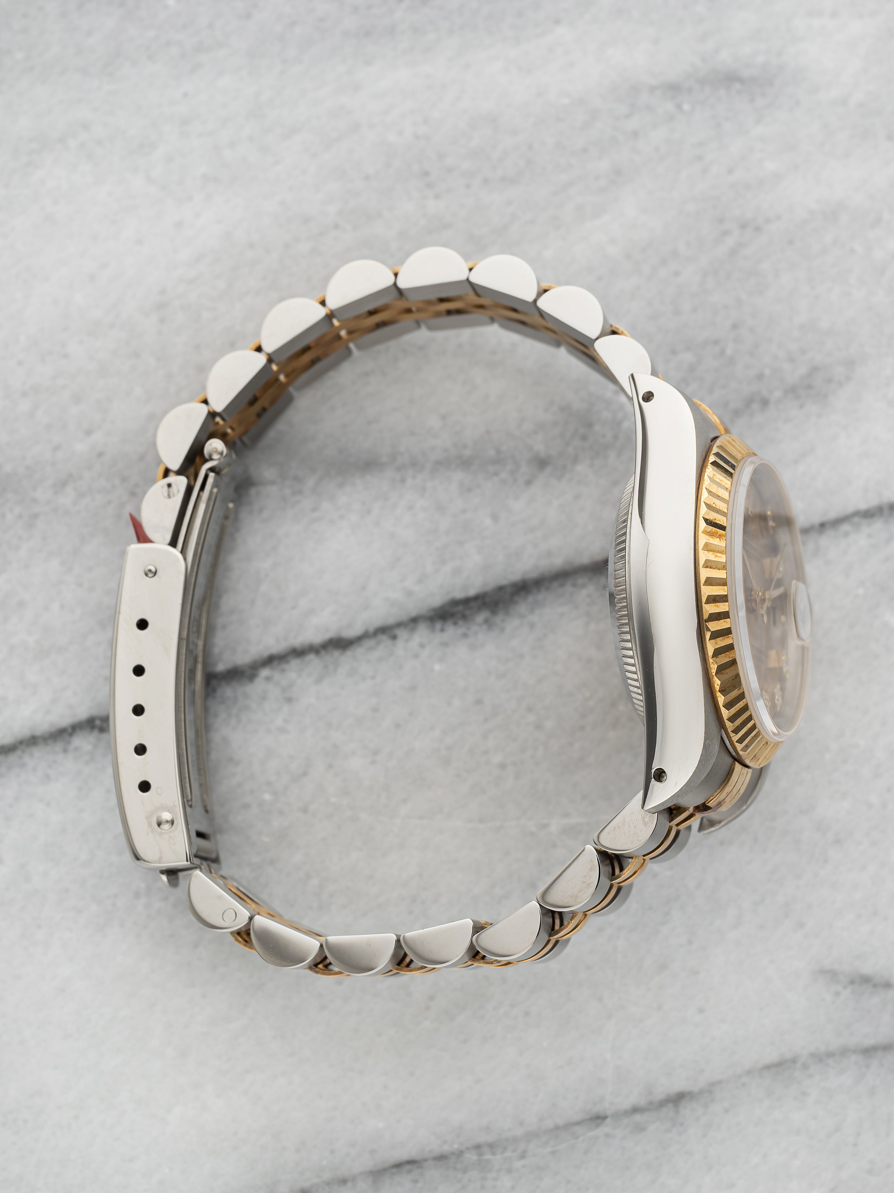 1993 Rolex Lady Datejust 69173 - Two Tone Patina Champagne Dial