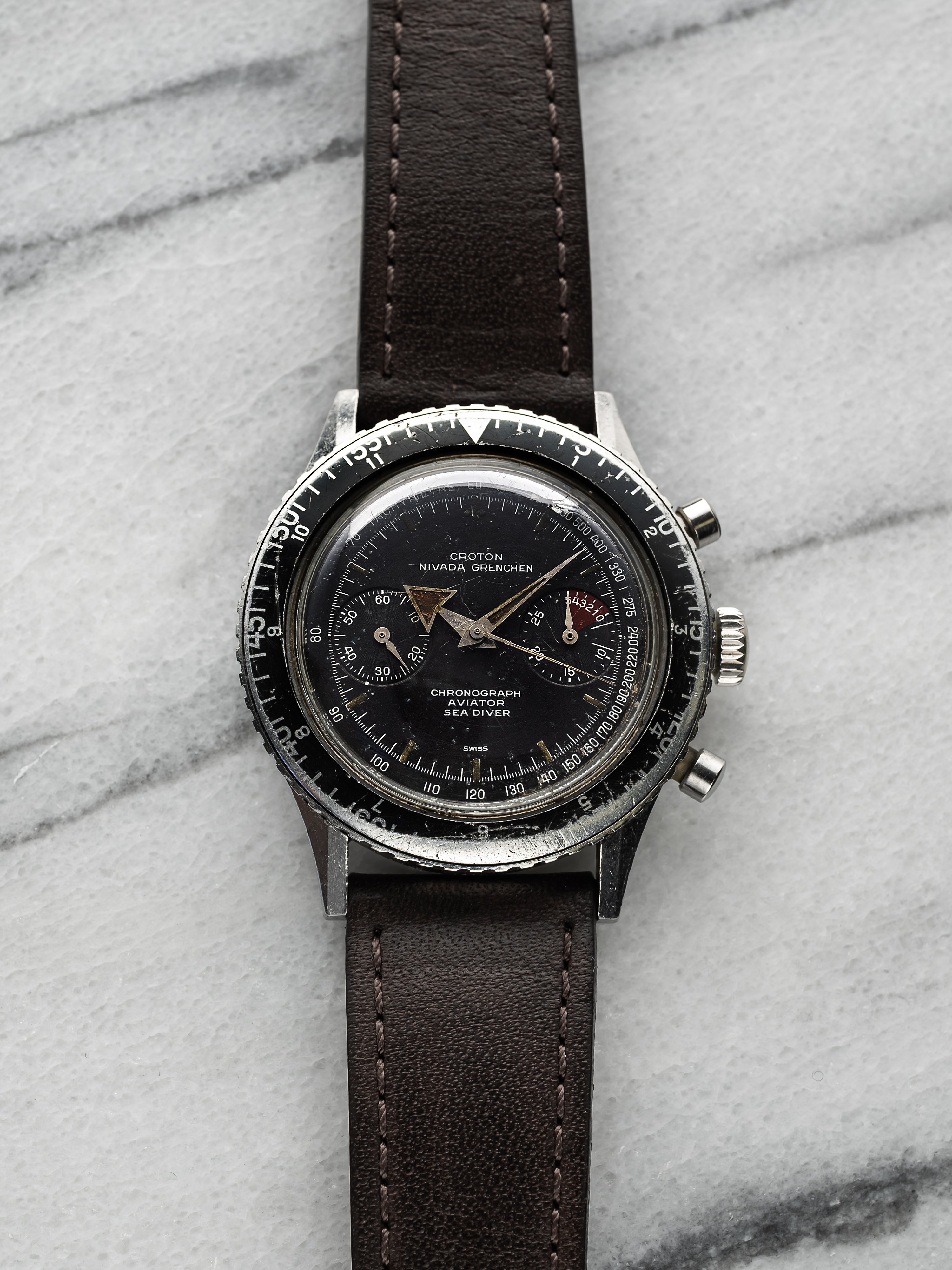 Croton Niva Grenchen Chronograph