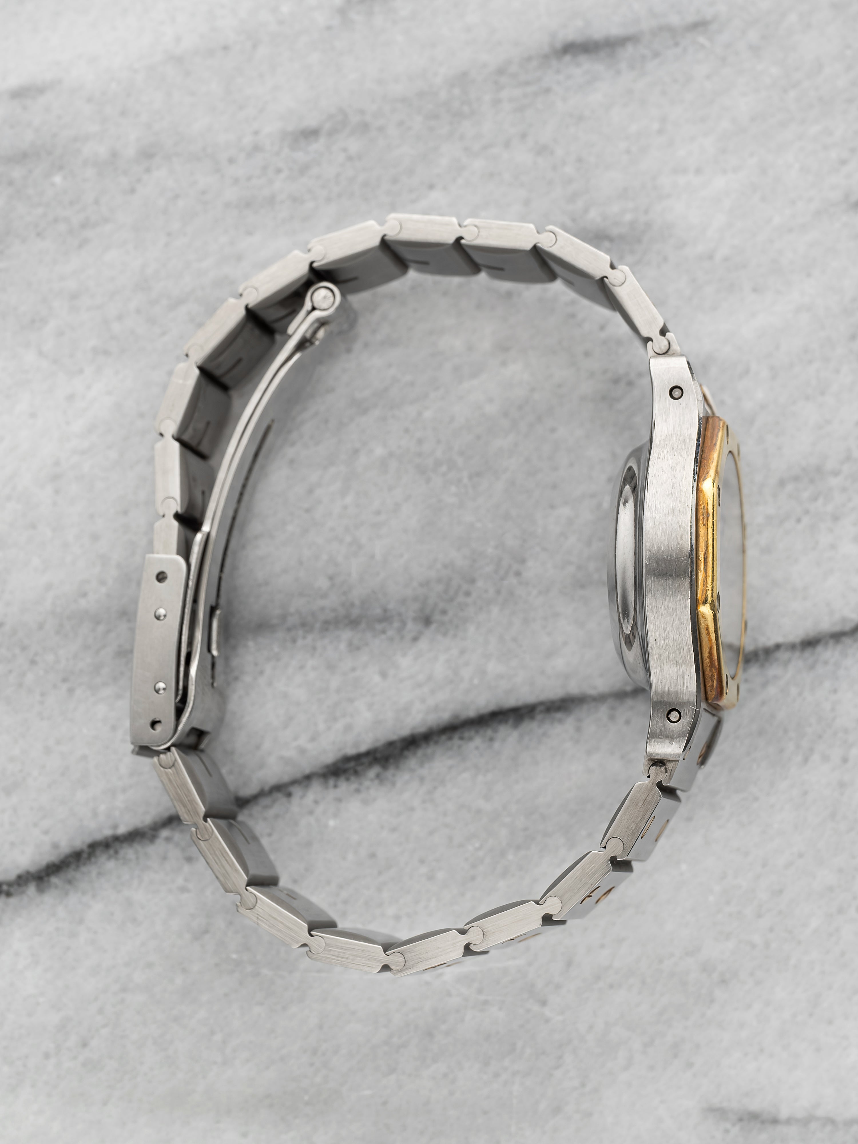 Cartier Santos Octagon - Two Tone White Roman Dial