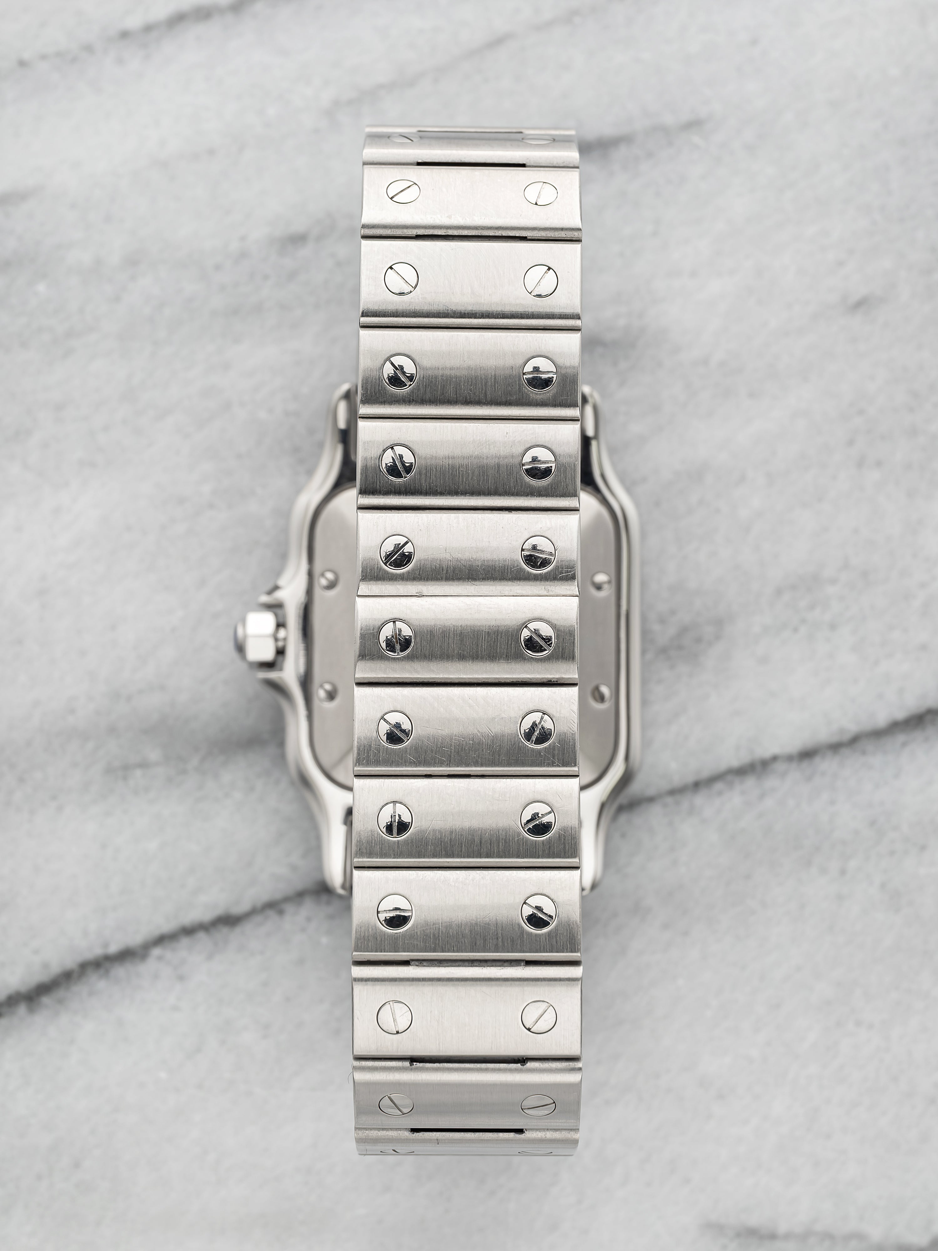 Cartier Santos Galbée 2319 – Stainless Steel Guilloché Dial