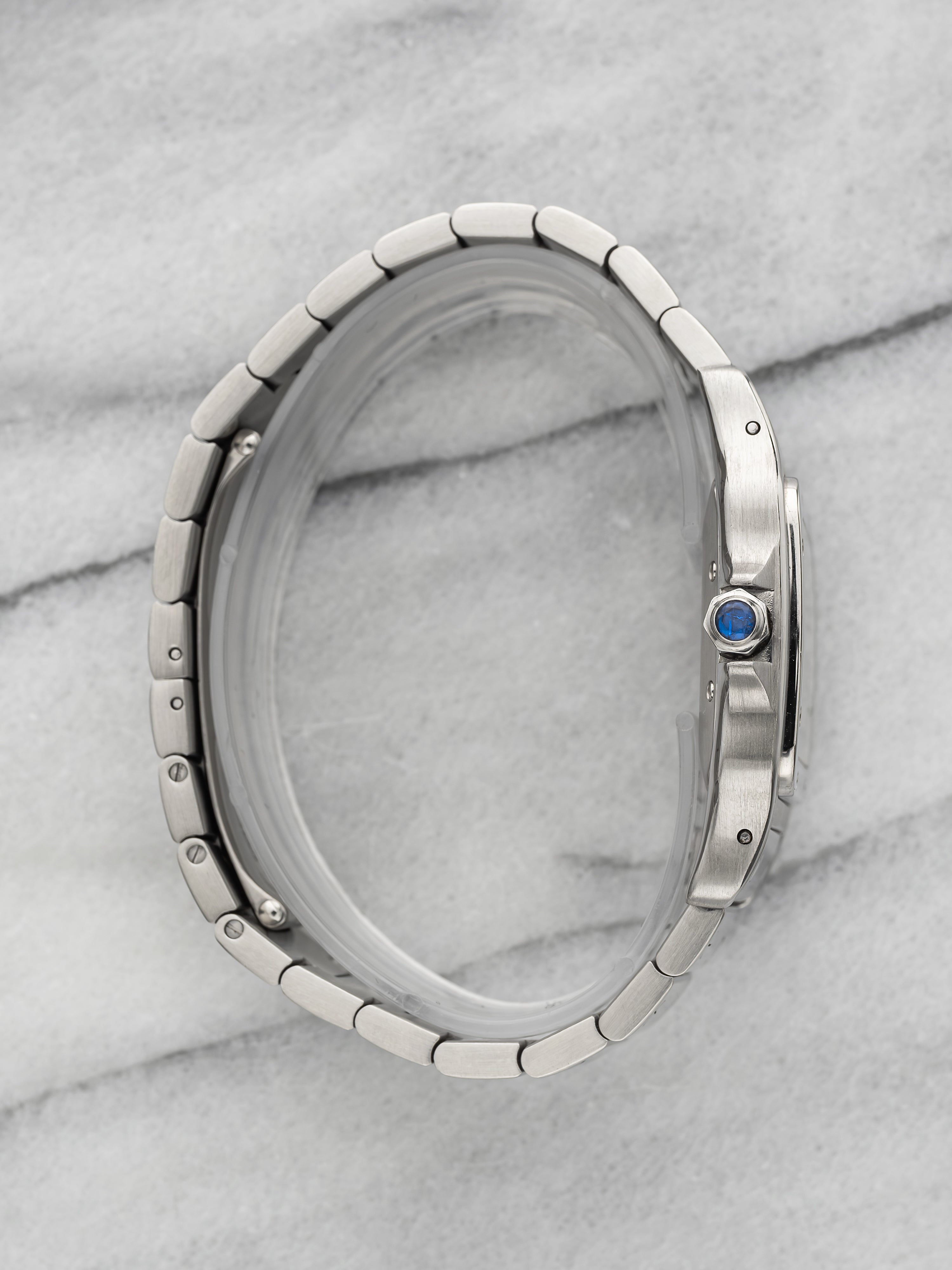 Cartier Santos Galbée 2319 – Stainless Steel Guilloché Dial