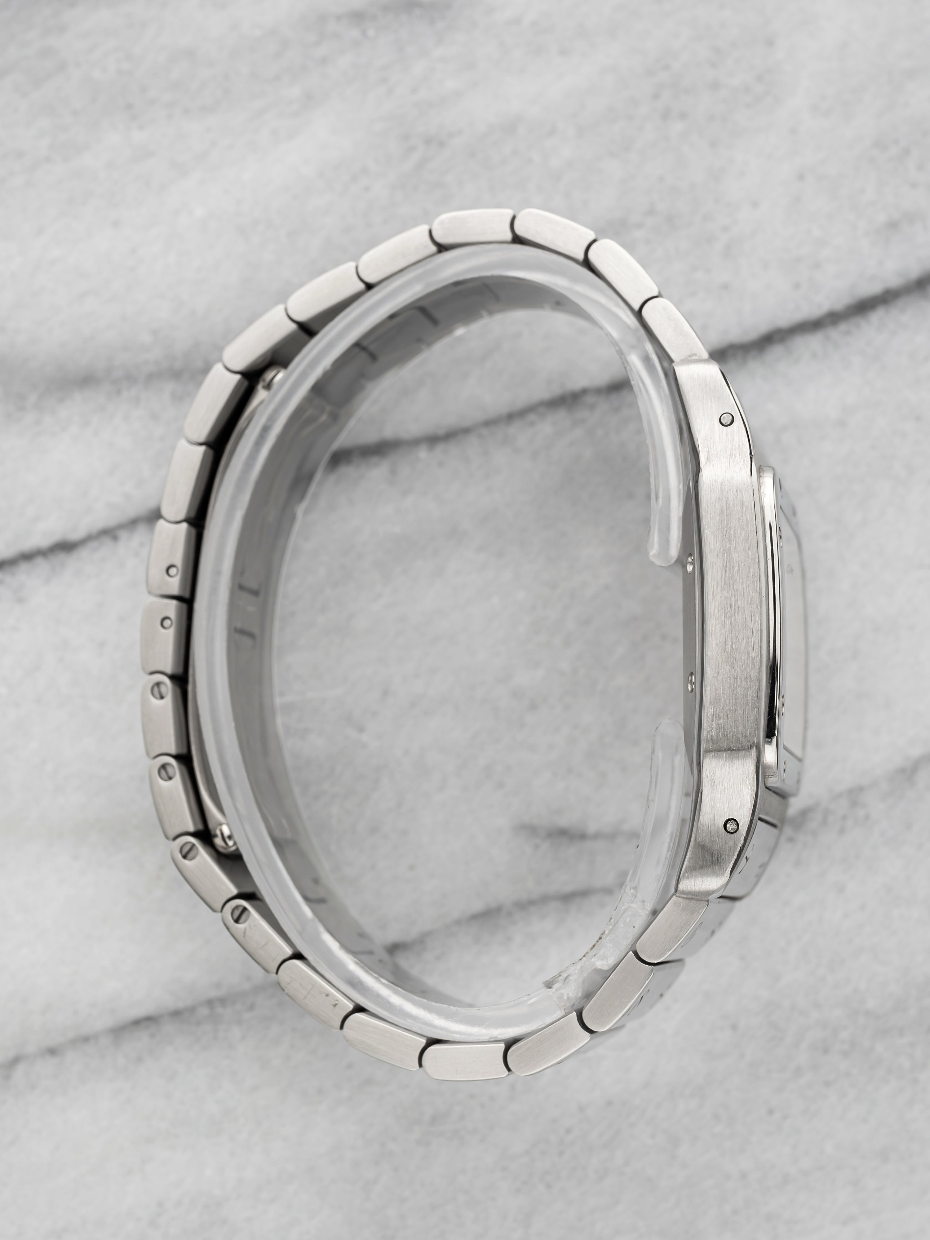 Cartier Santos Galbée 2319 – Stainless Steel Guilloché Dial