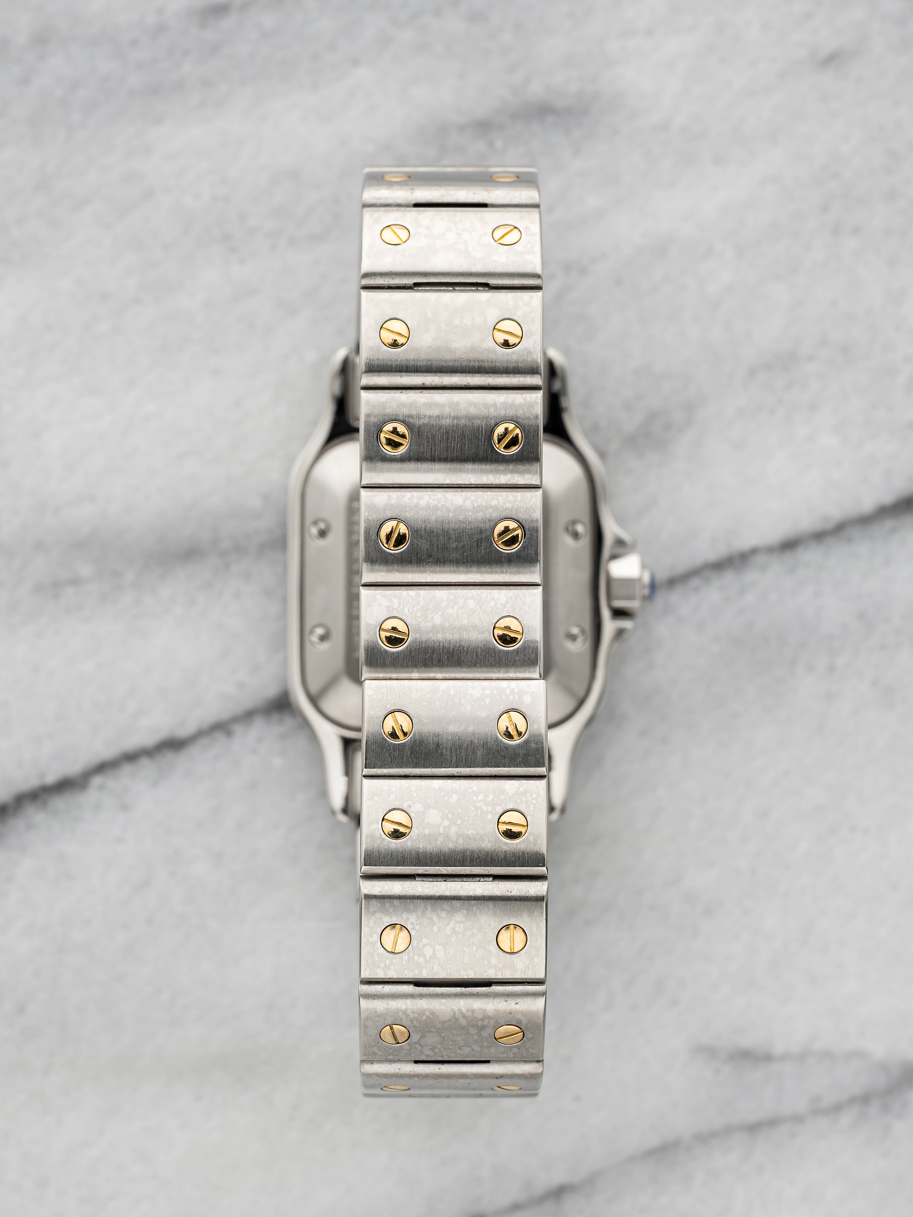 Cartier Santos 2423 - Two Tone Guilloche Dial