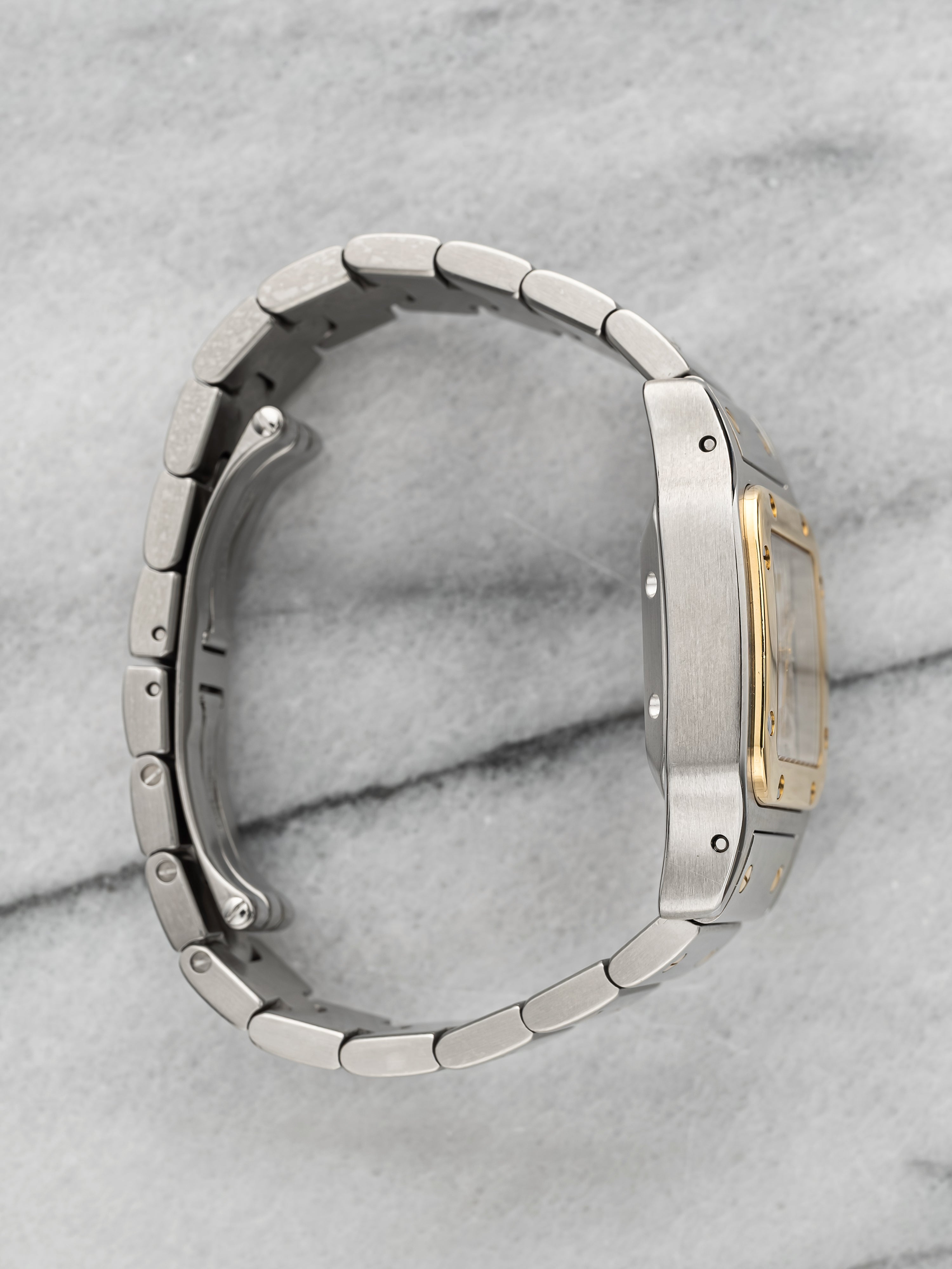 Cartier Santos 2423 - Two Tone Guilloche Dial