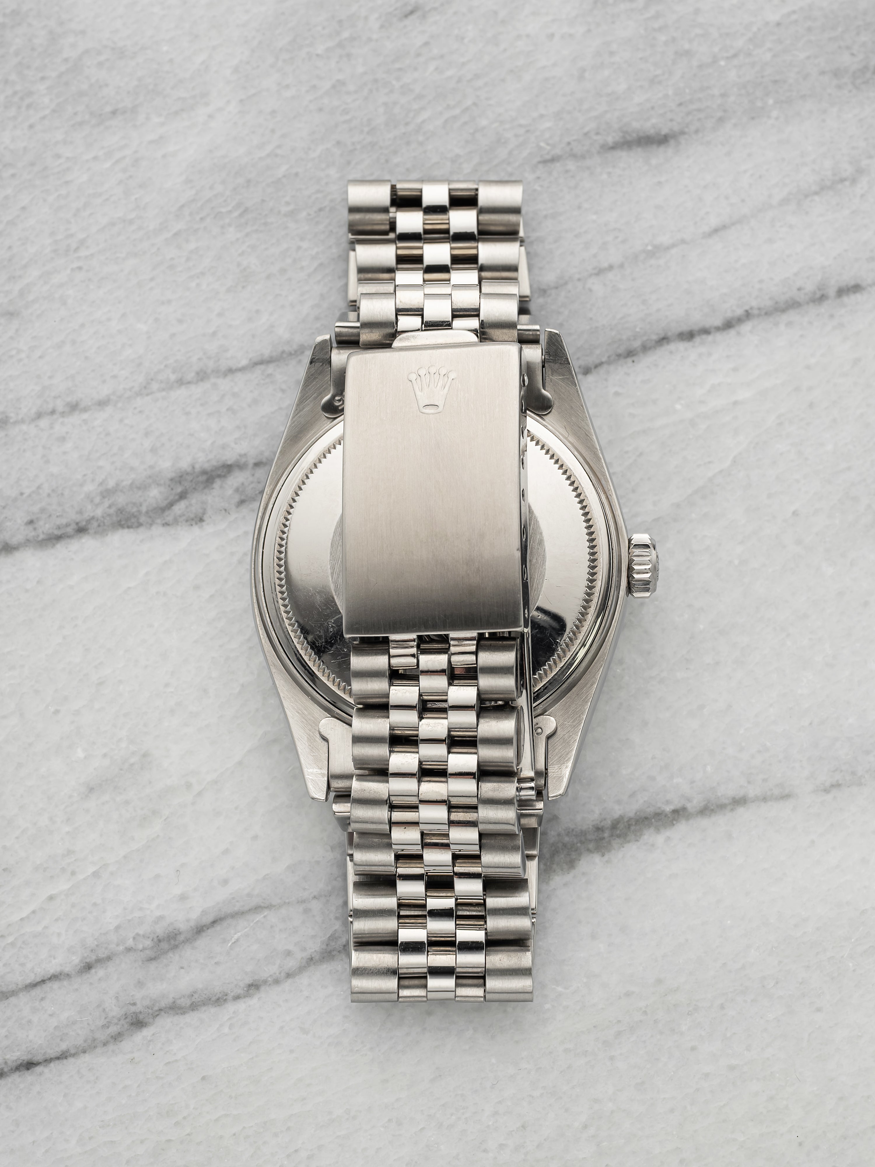 Vintage 1978 Rolex Datejust 16014 Steel White Gold Grey Dial Automatic 36mm