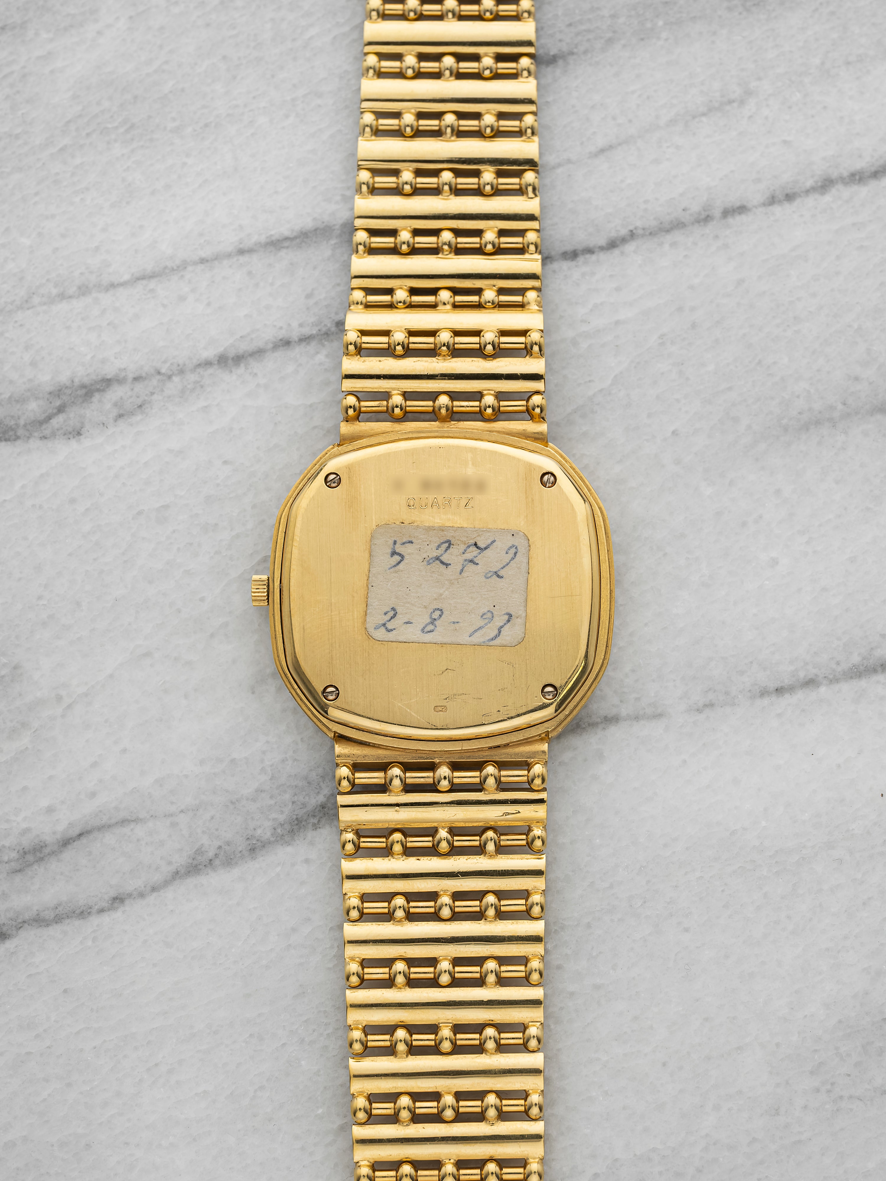 Audemars Piguet 56059BA – 18K Yellow Gold Diamond Bullet Bracelet