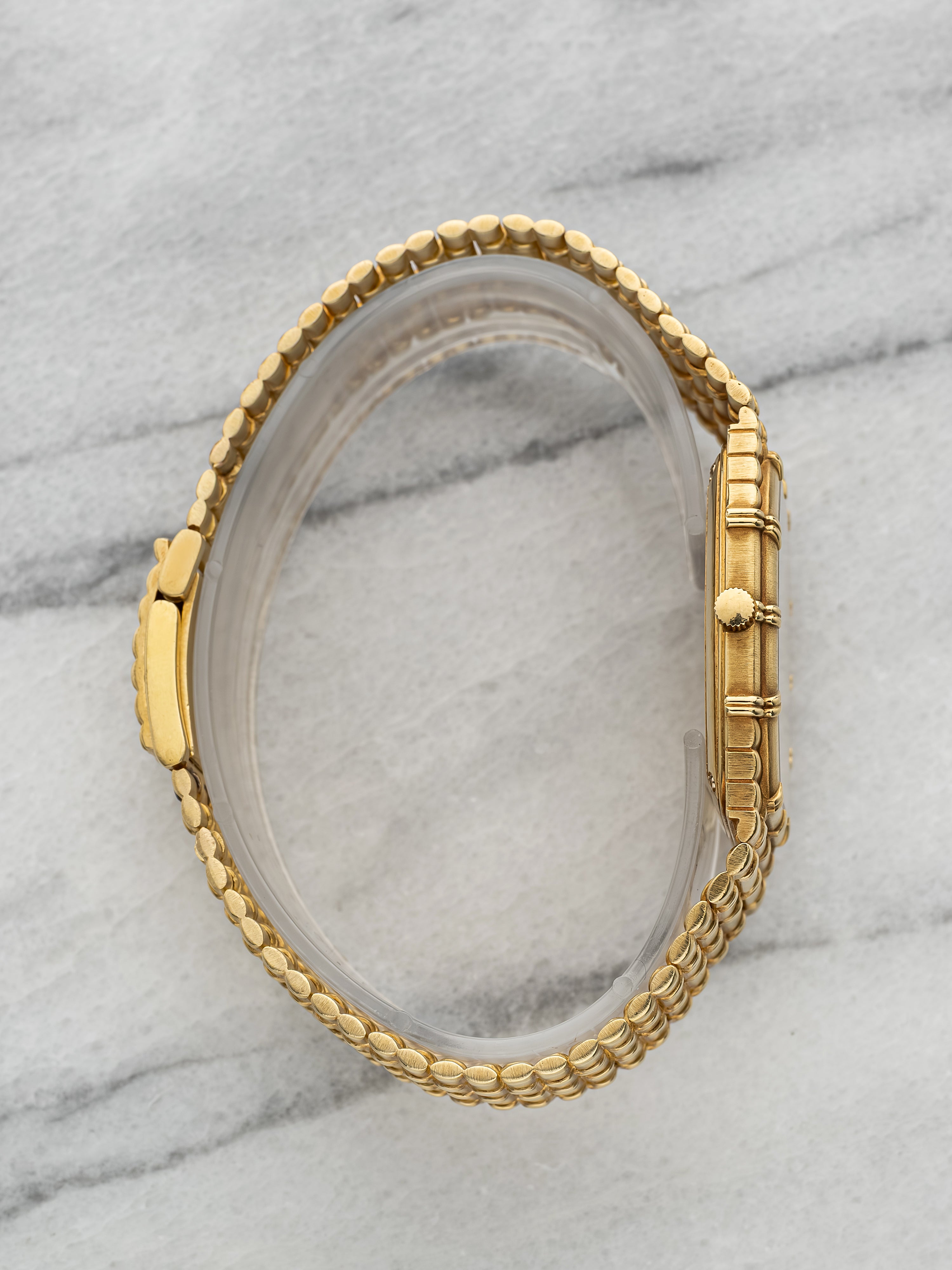 Audemars Piguet Bamboo 2508 – 18K YG, Pave Diamond Dial