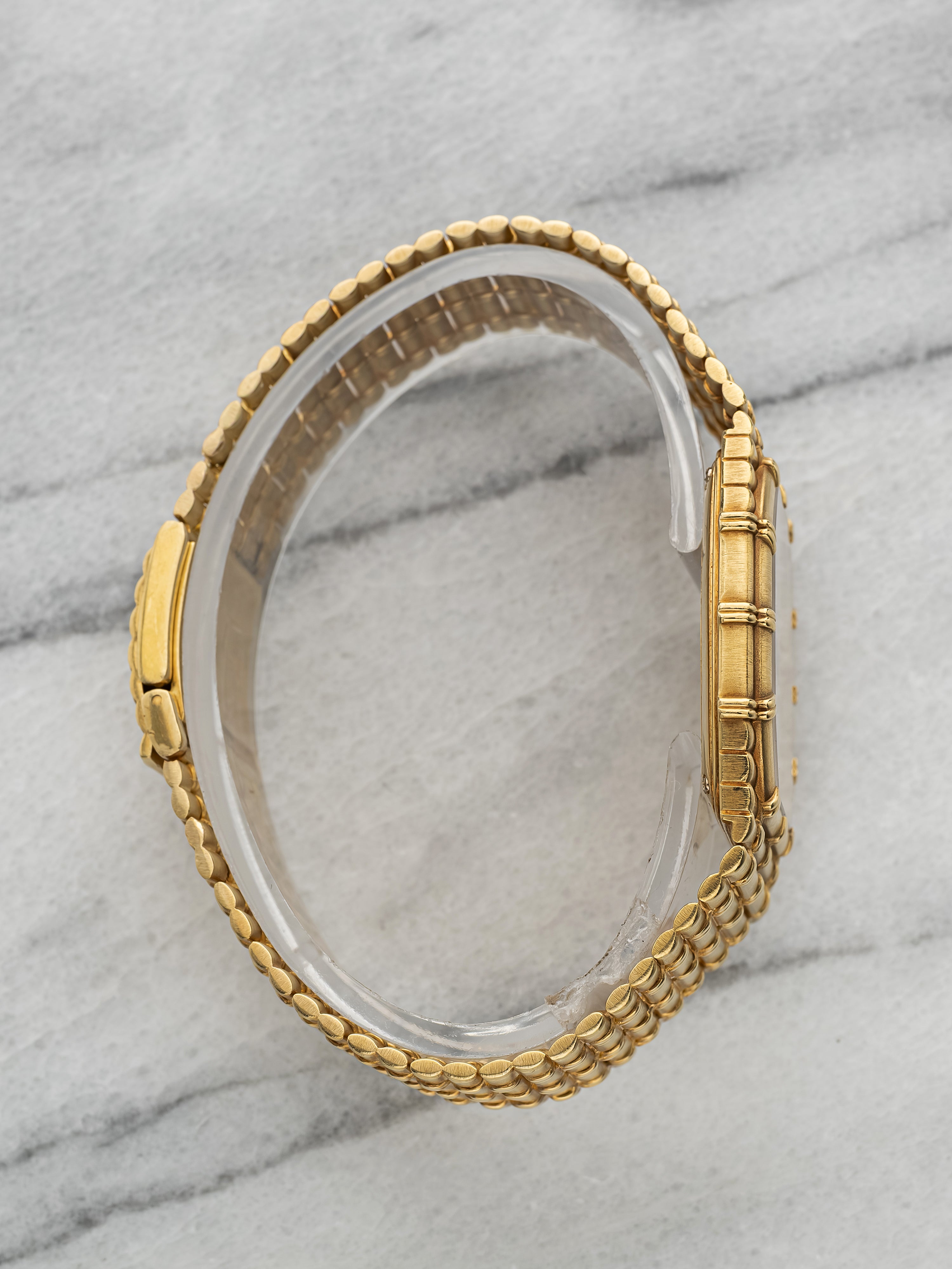 Audemars Piguet Bamboo 2508 – 18K YG, Pave Diamond Dial