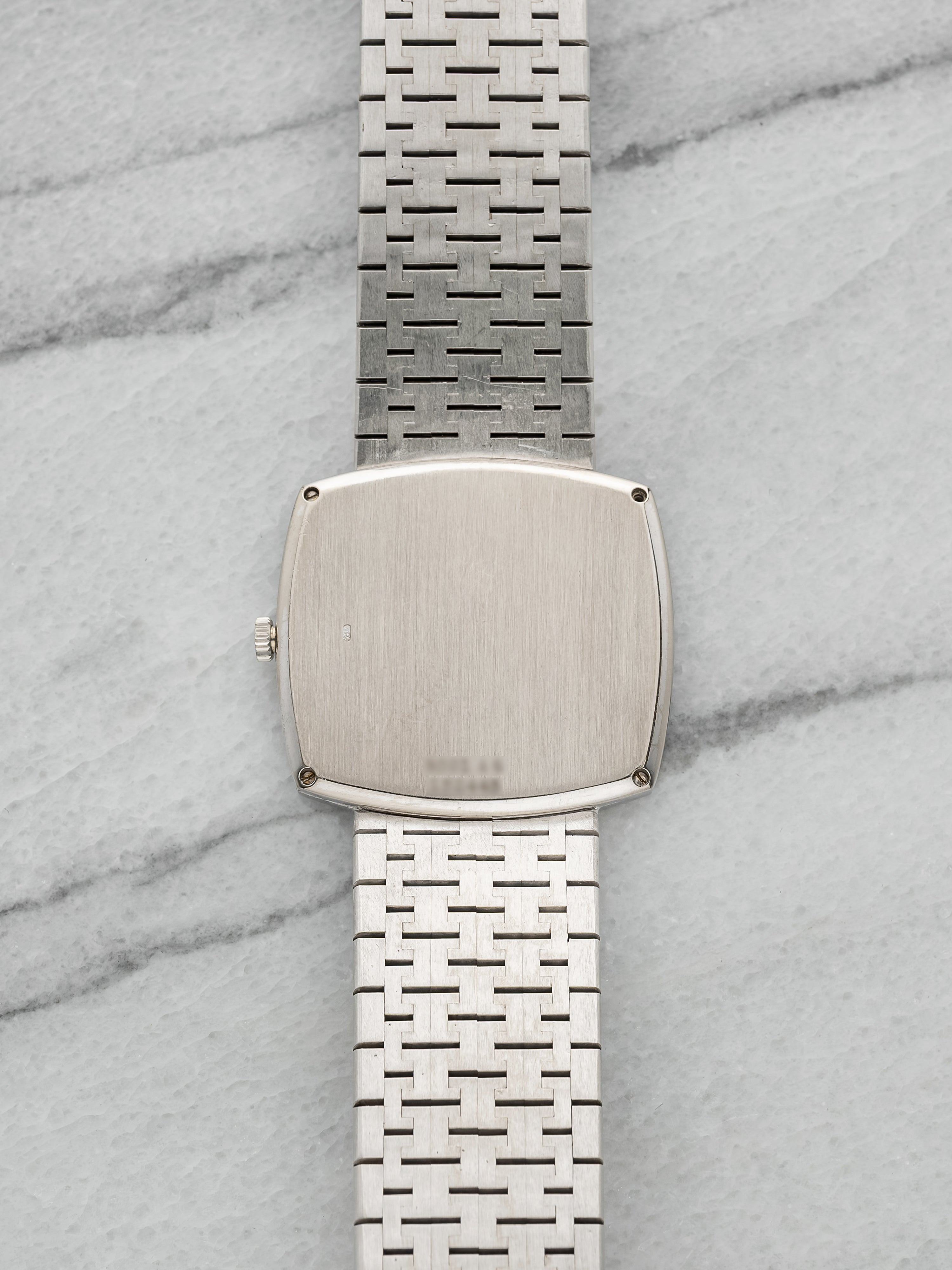 Piaget 9501 A6 – Integrated 18K White Gold Rare Bloodstone Dial