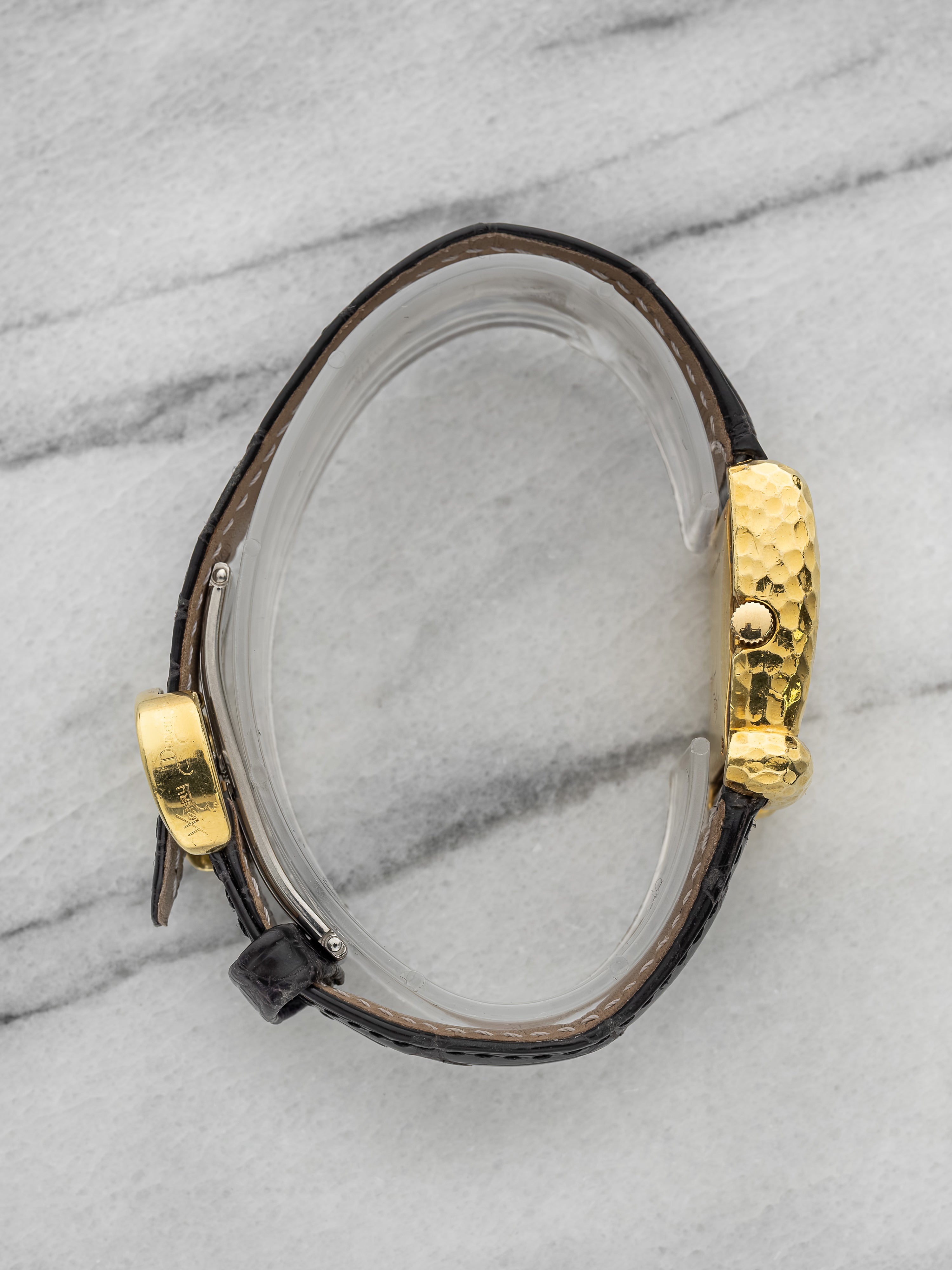 Henry Dunay Sabi 18K YG – Yellow Gold Pave Diamond Dial