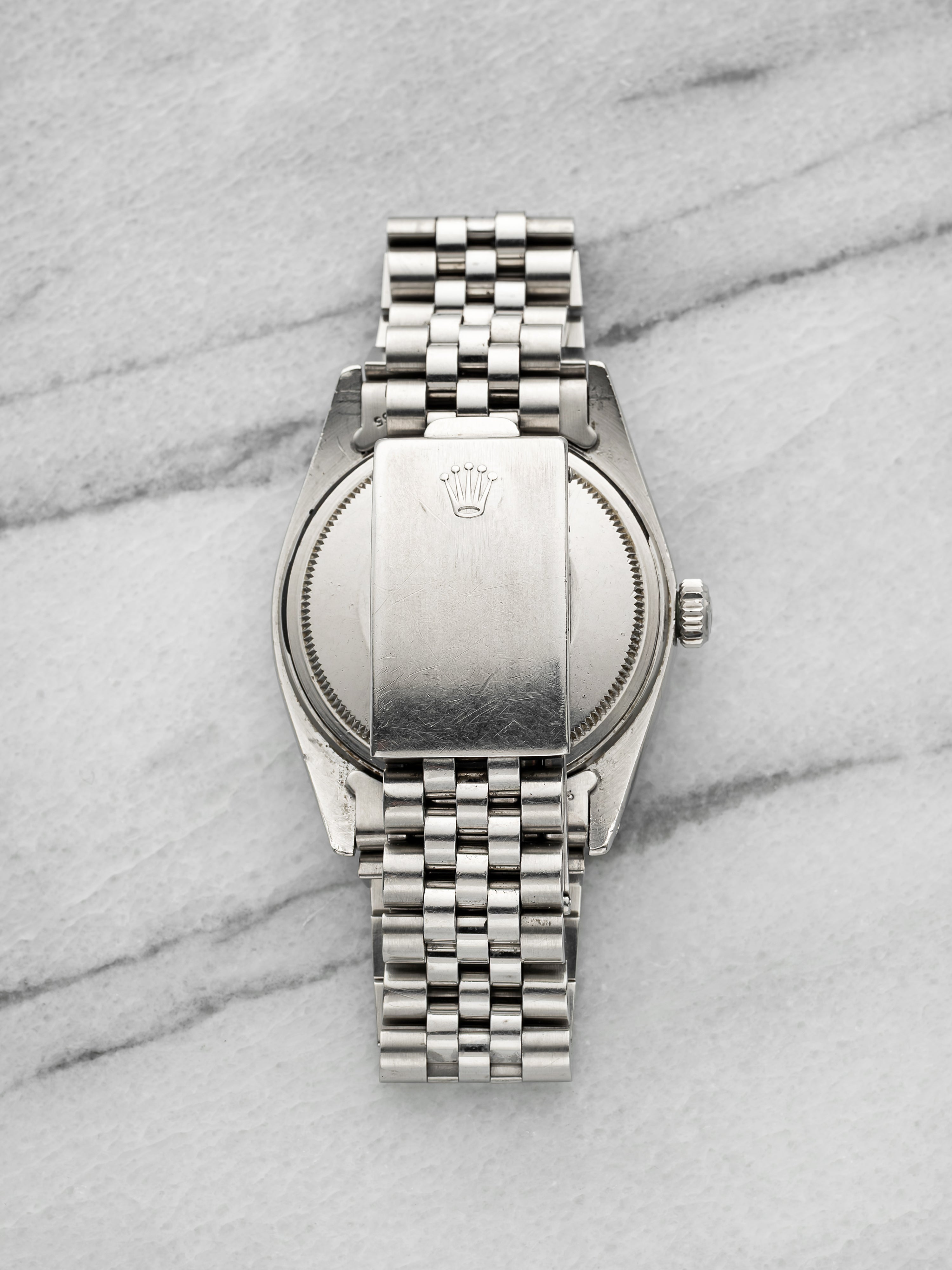Vintage 1979 Rolex Datejust 16030 Stainless Steel Grey Buckley Dial Auto 36mm