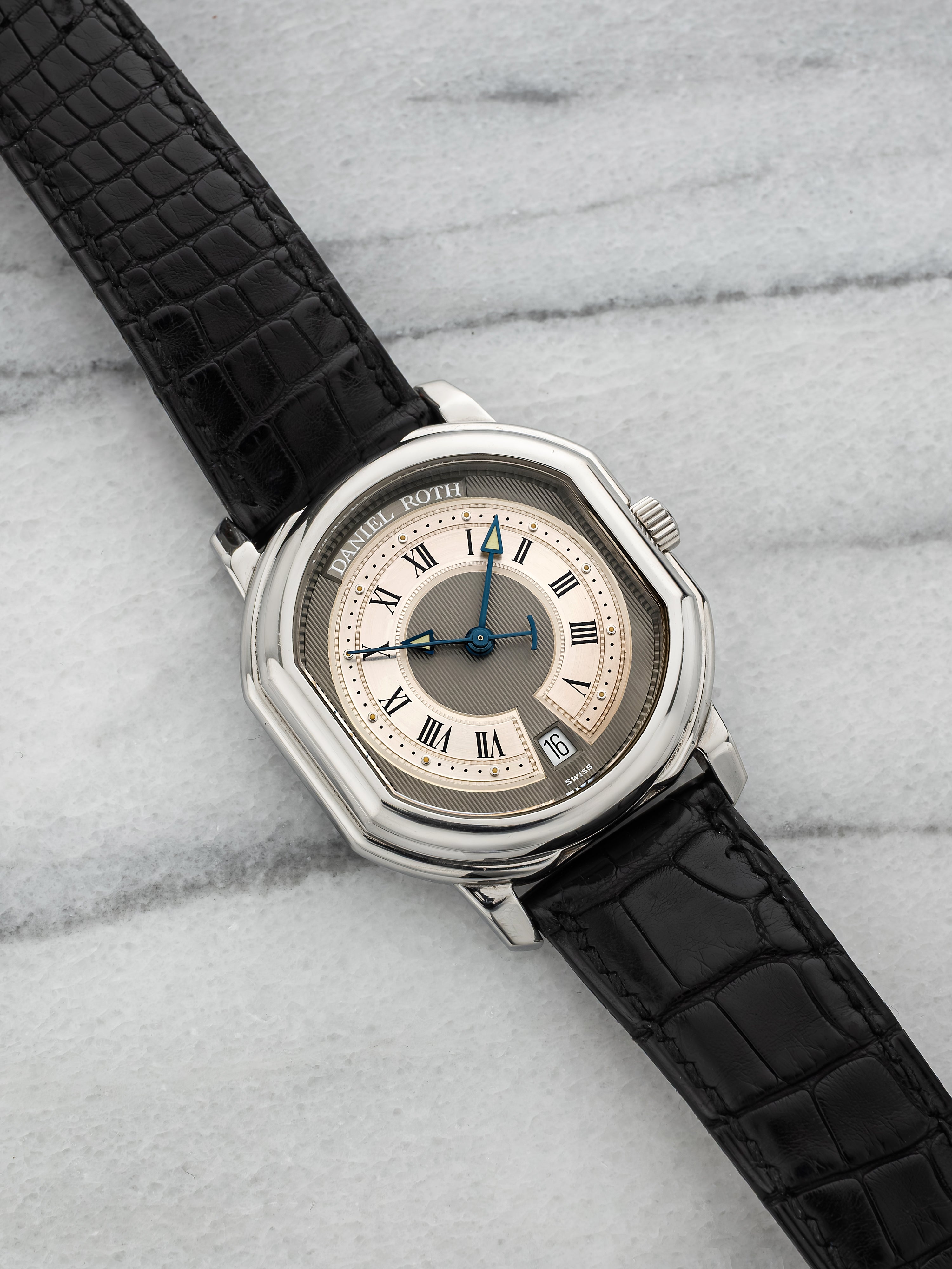 Daniel Roth Le Sentier – Stainless Steel, Grey Guilloché Dial