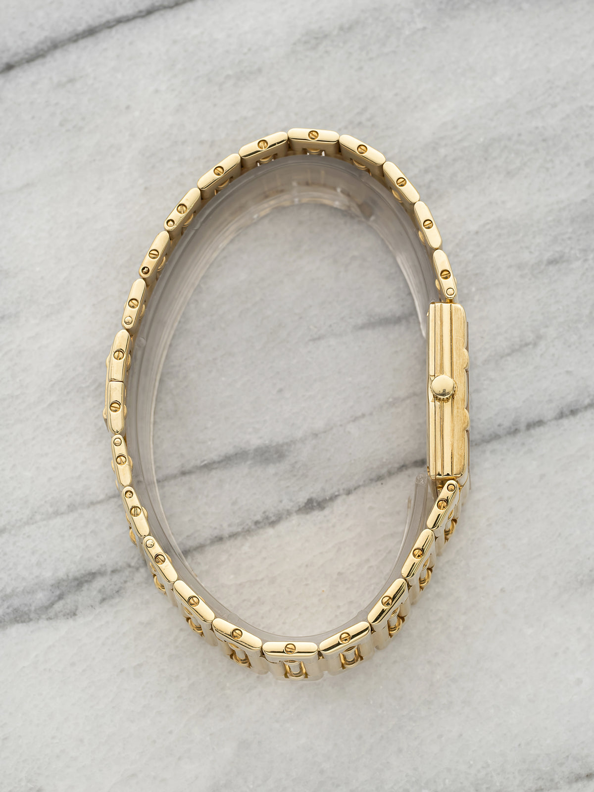 Piaget Dancer 80317 K 81 - 18K Yellow Gold Opal Onyx Diamond Dial