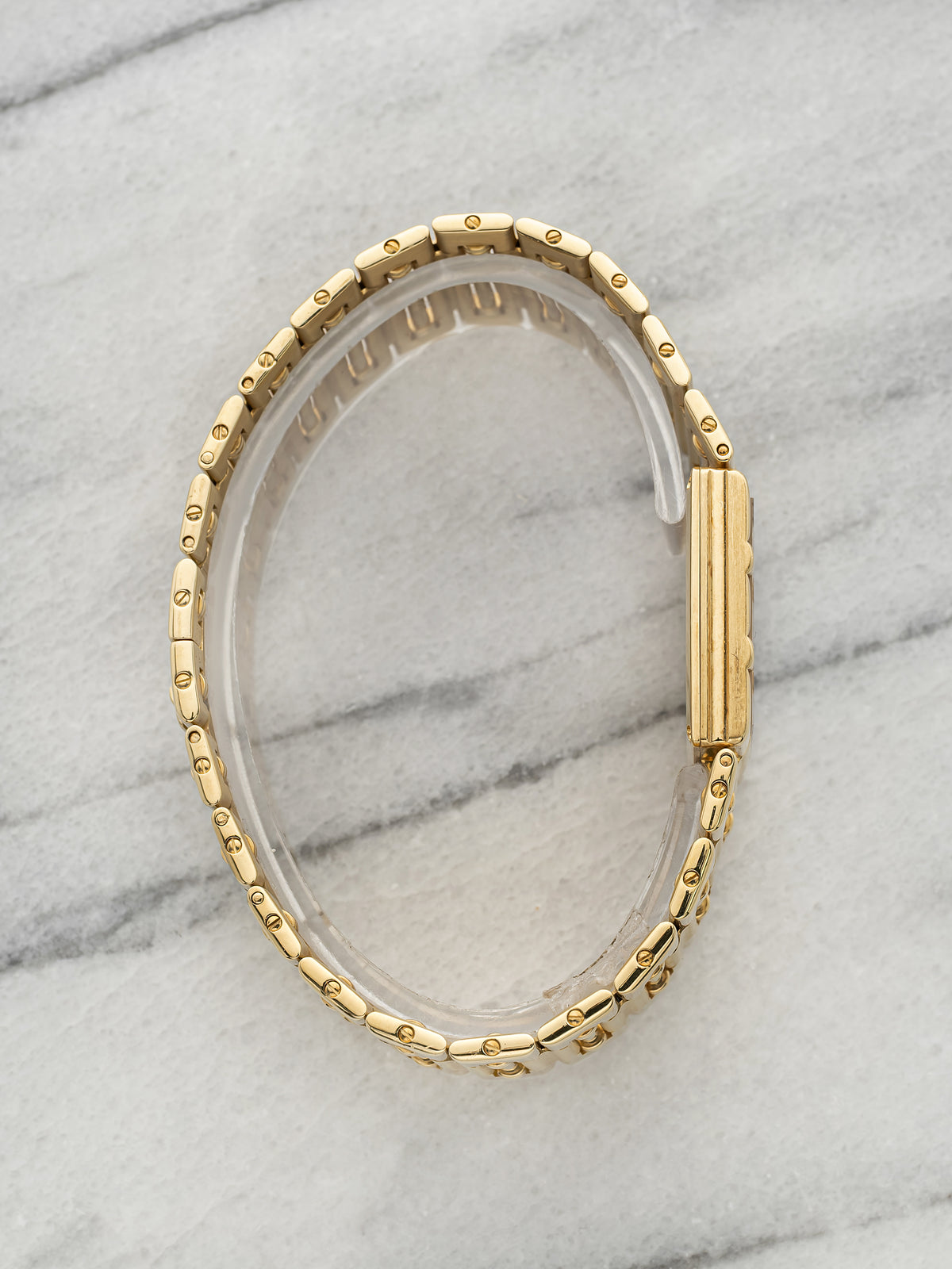 Piaget Dancer 80317 K 81 - 18K Yellow Gold Opal Onyx Diamond Dial