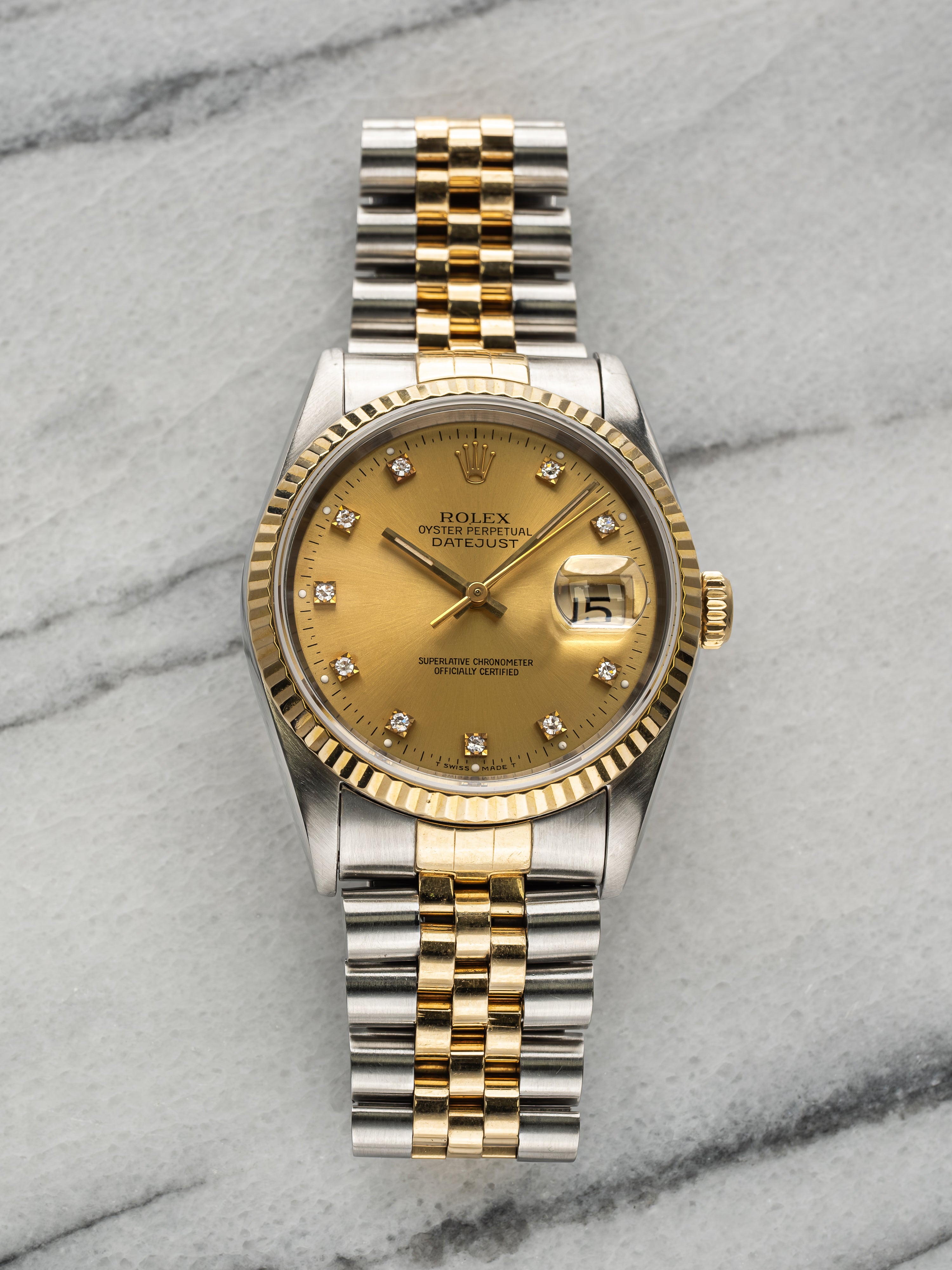 Rolex Datejust 16233 - Diamond Dial