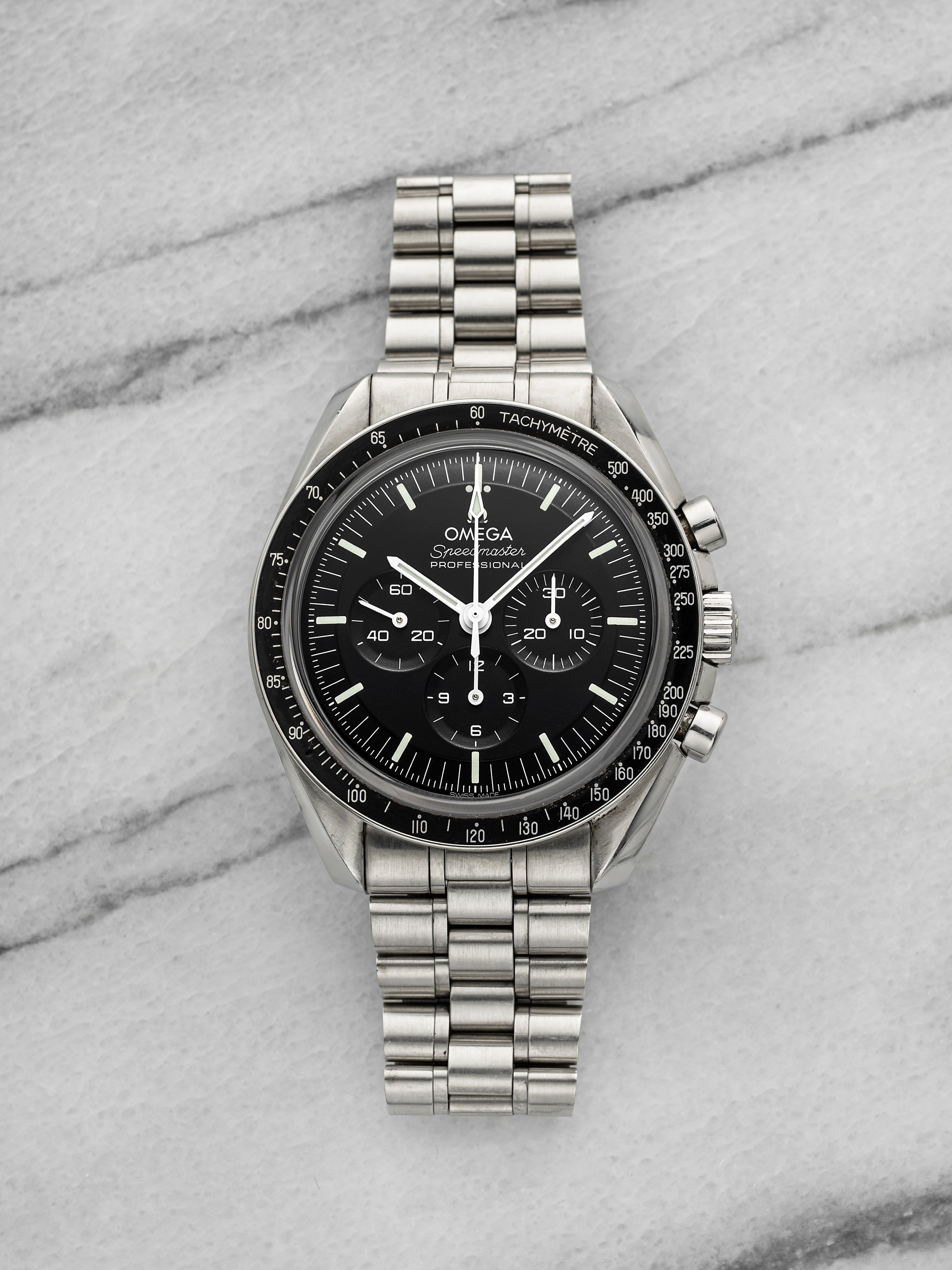 2020s Omega Speedmaster 310.30.40.50.06.002 Steel Black Dial Manual 39.7mm