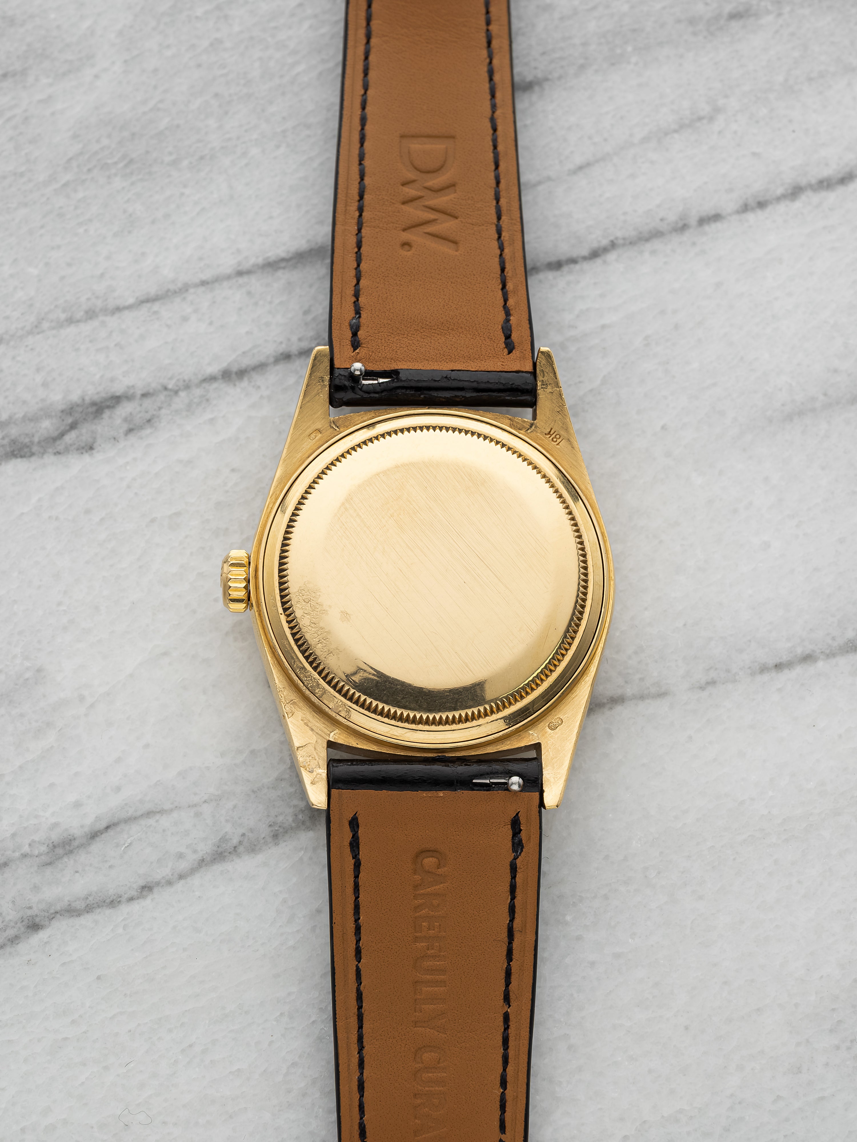 1987 Rolex Datejust 16018 – 18K Yellow Gold Factory Onyx Dial