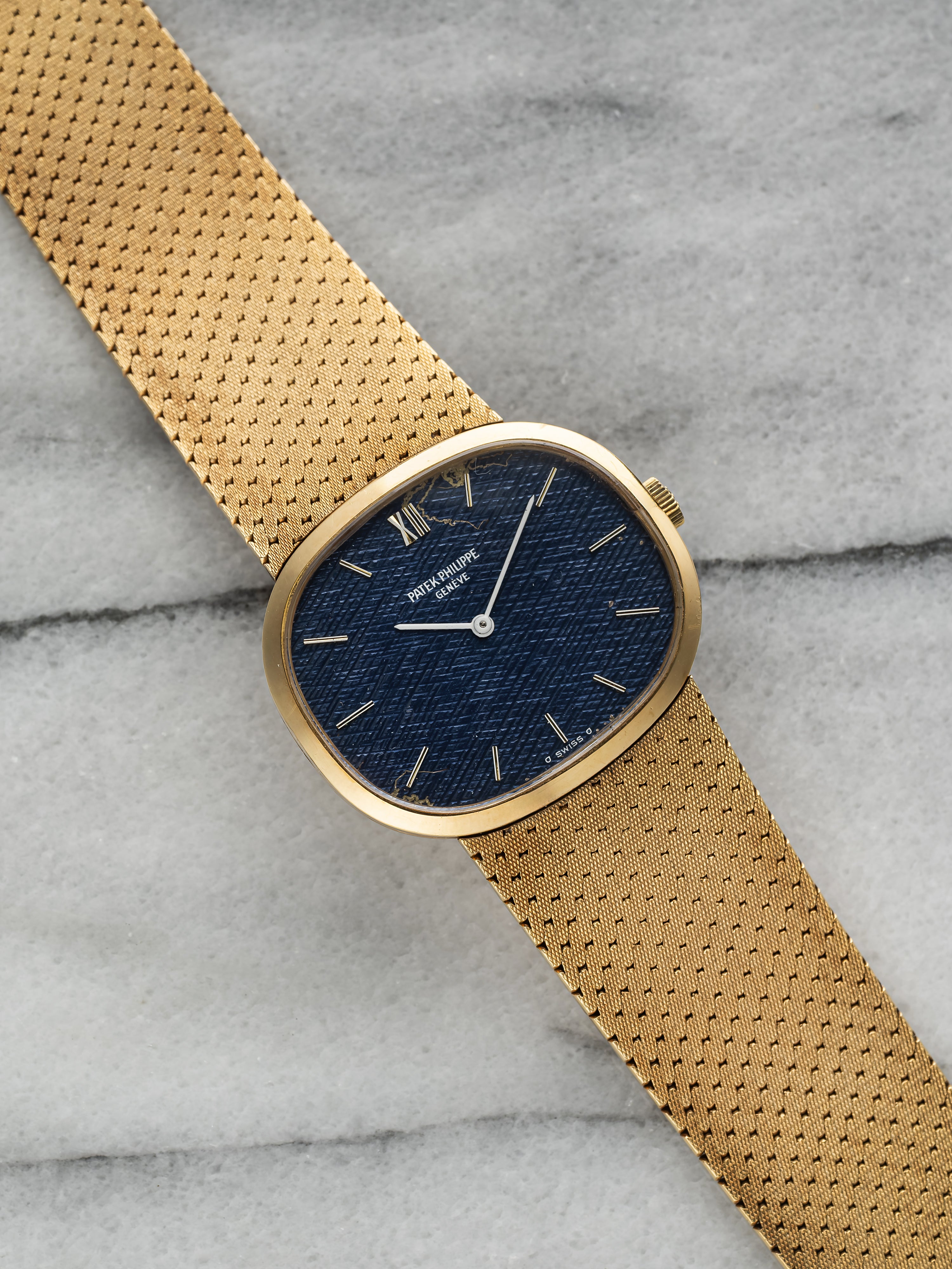 Patek Ellipse 3545 - Blue Linen Dial