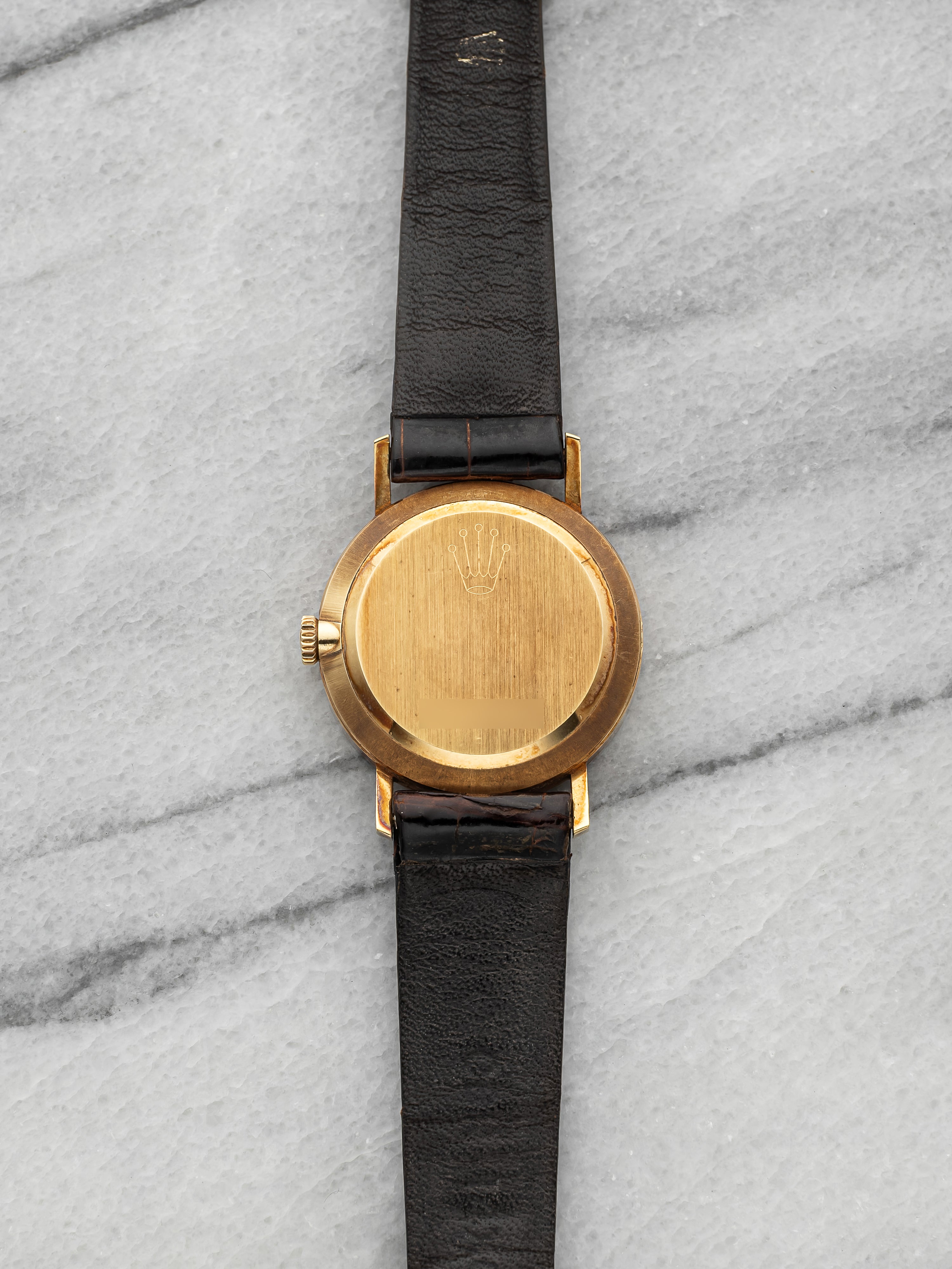 Vintage 1976 Rolex Lady Cellini 5109 18K YG Champagne Dial Manual 26mm