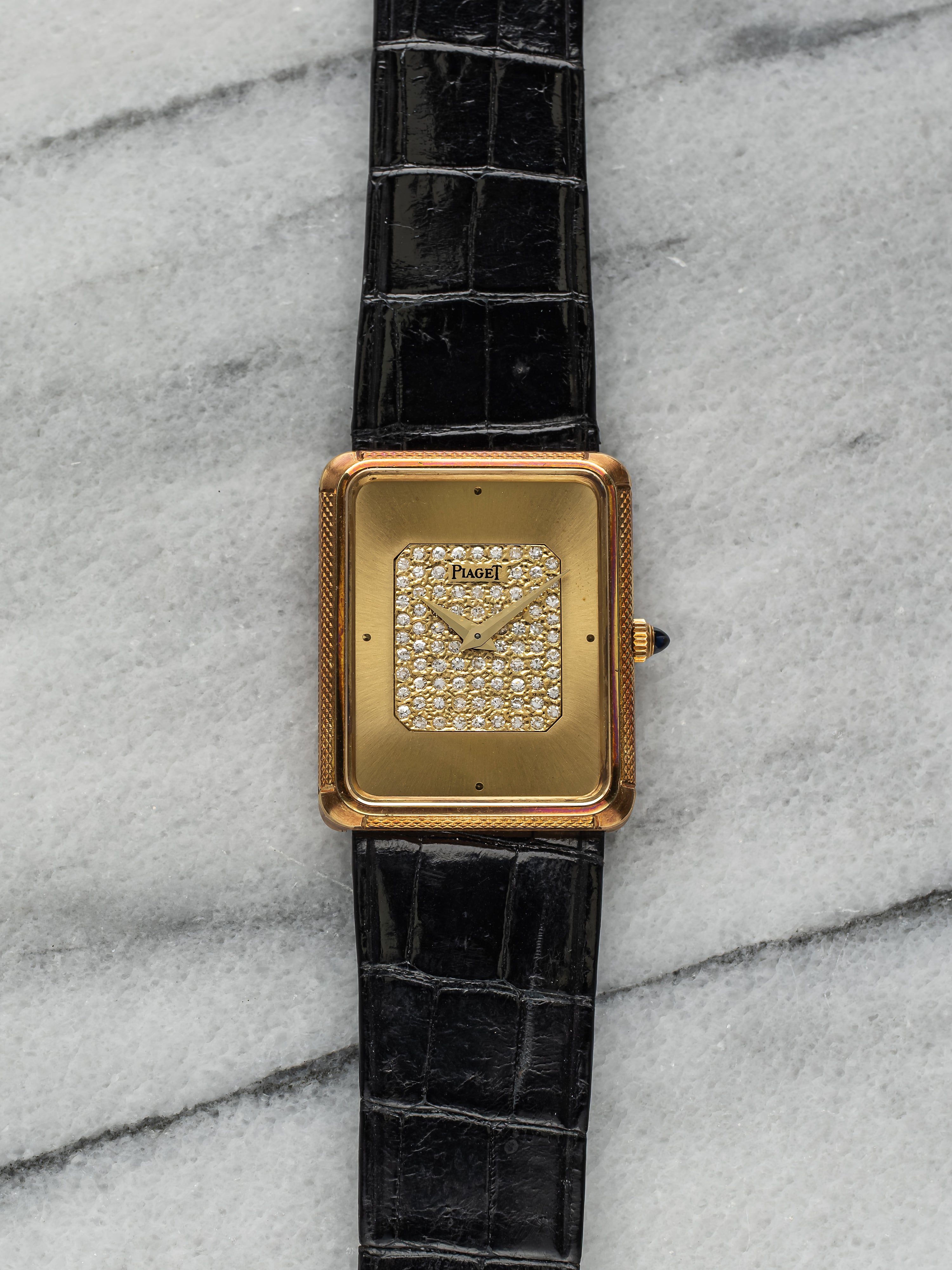 Piaget 9297 Tank - Diamond Pave Dial