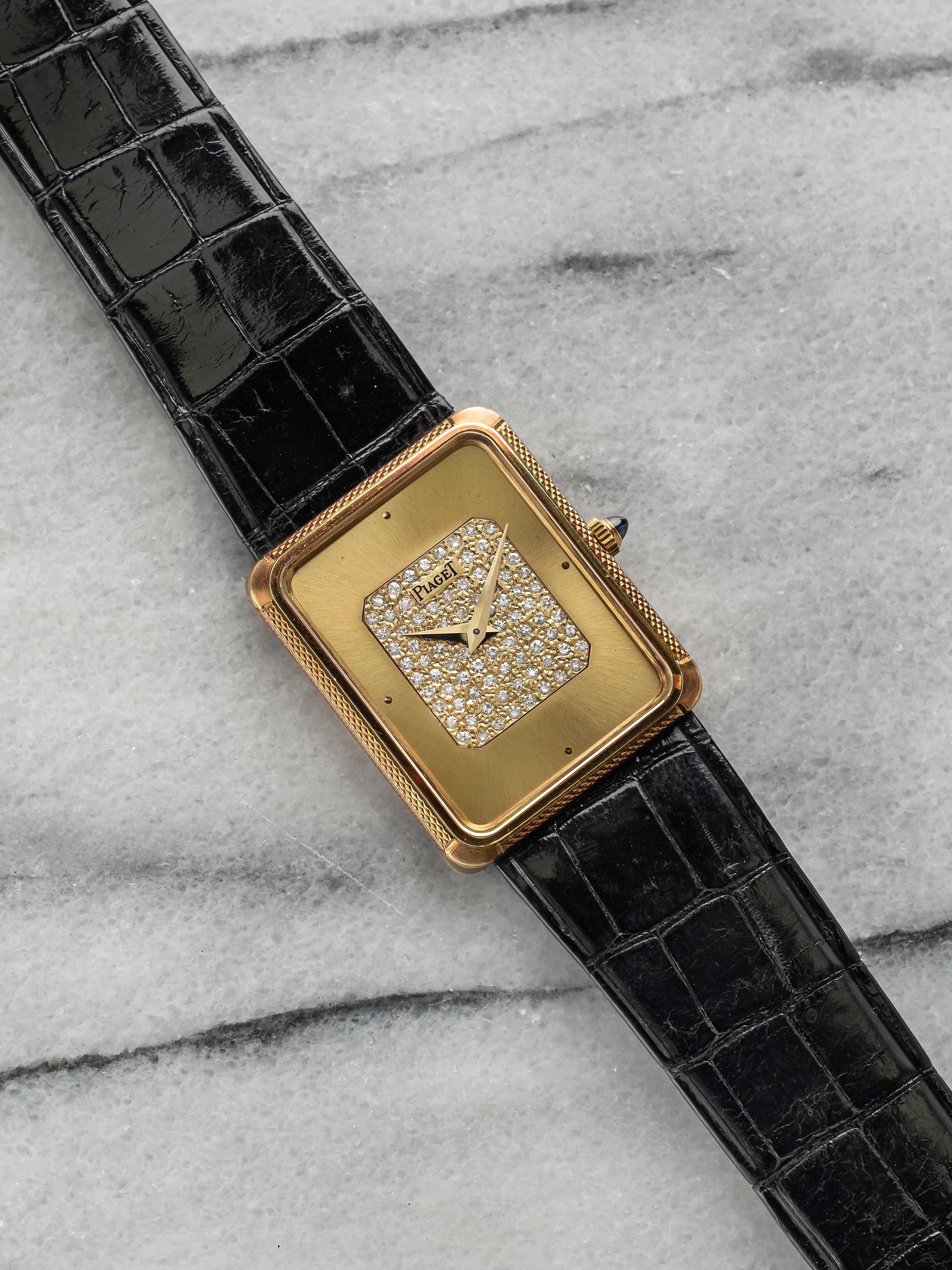 Piaget 9297 Tank - Diamond Pave Dial