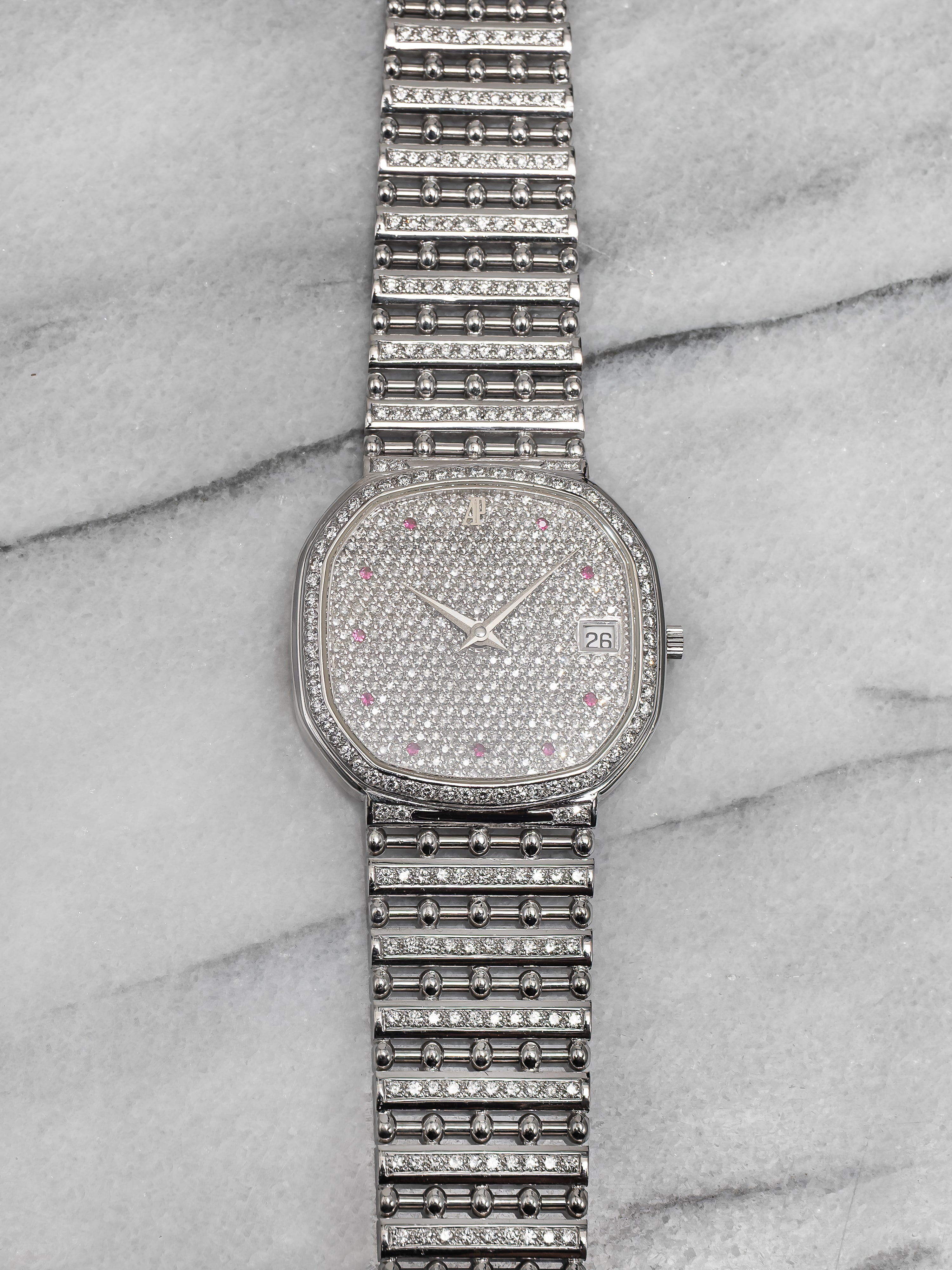 Audemars Piguet – Diamond Pave Ruby Dial