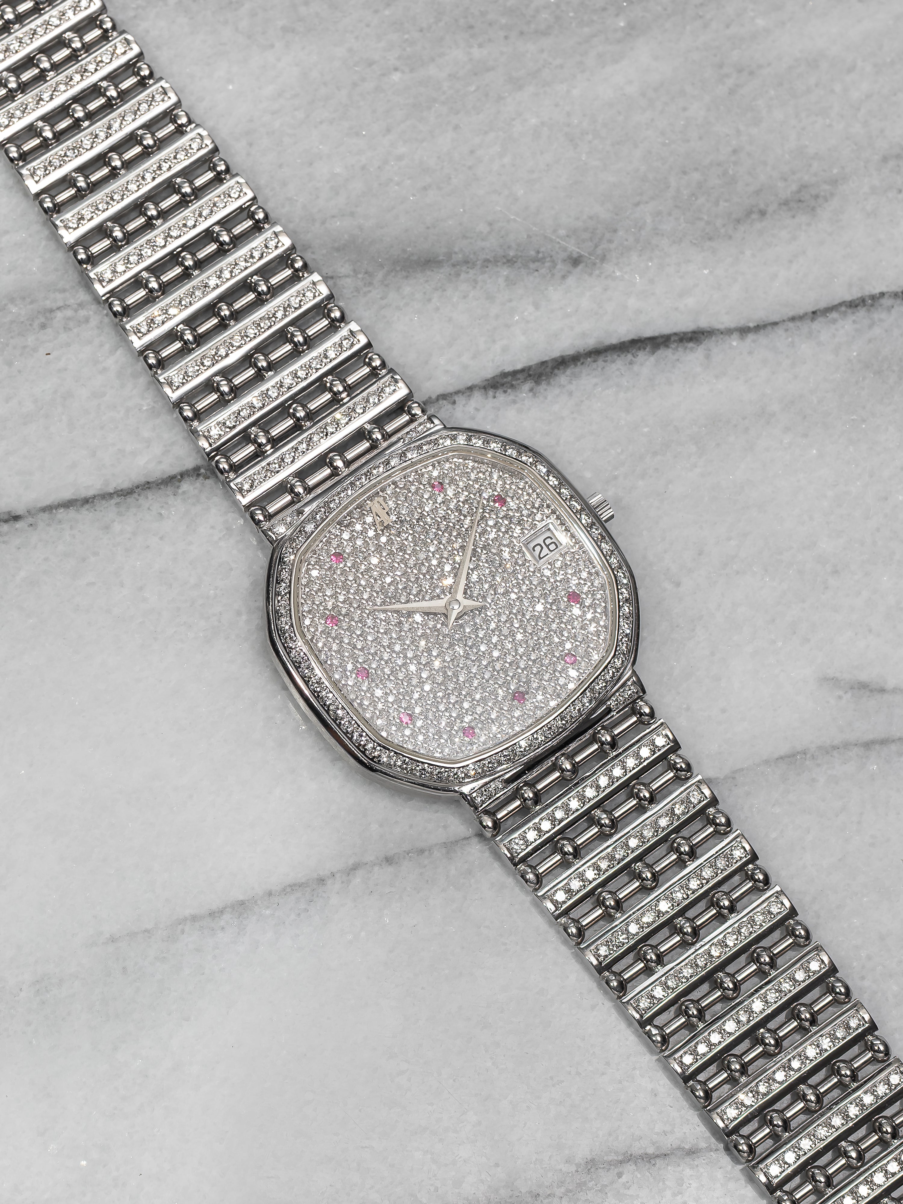 Audemars Piguet – Diamond Pave Ruby Dial